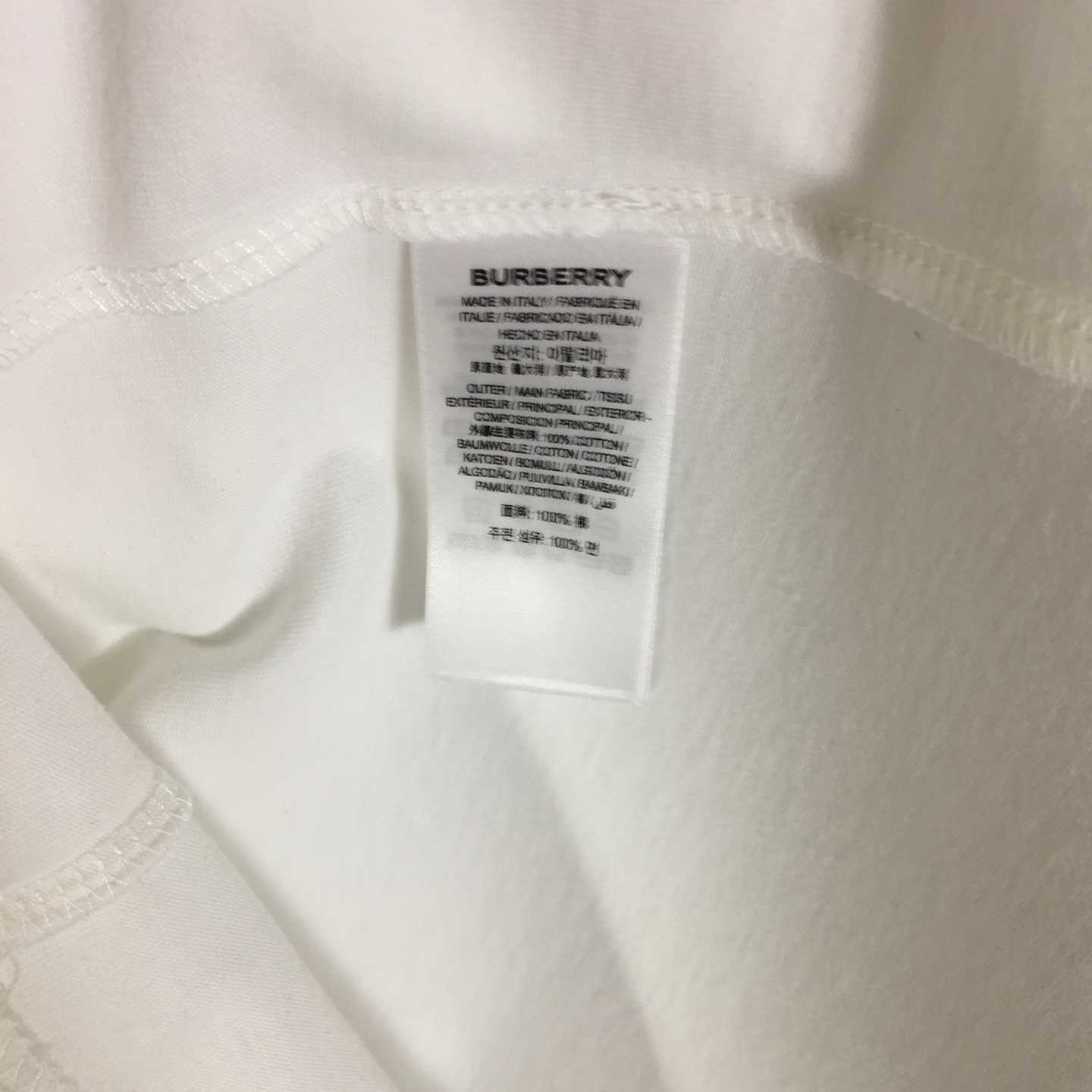 Burberry Check Trim Cotton T-shirt - DopestKickz