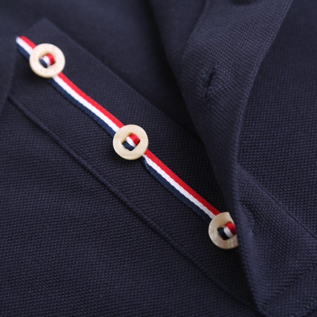 Moncler Logo Patch Cotton Polo Shirt - DopestKickz