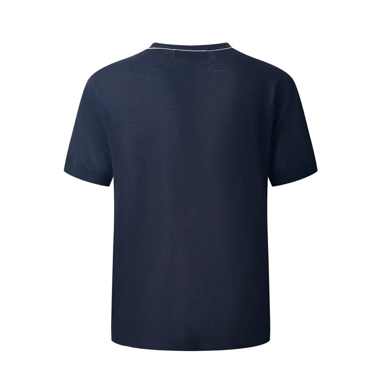 Gucci Knit Silk Linen T-shirt With Intarsia - DopestKickz