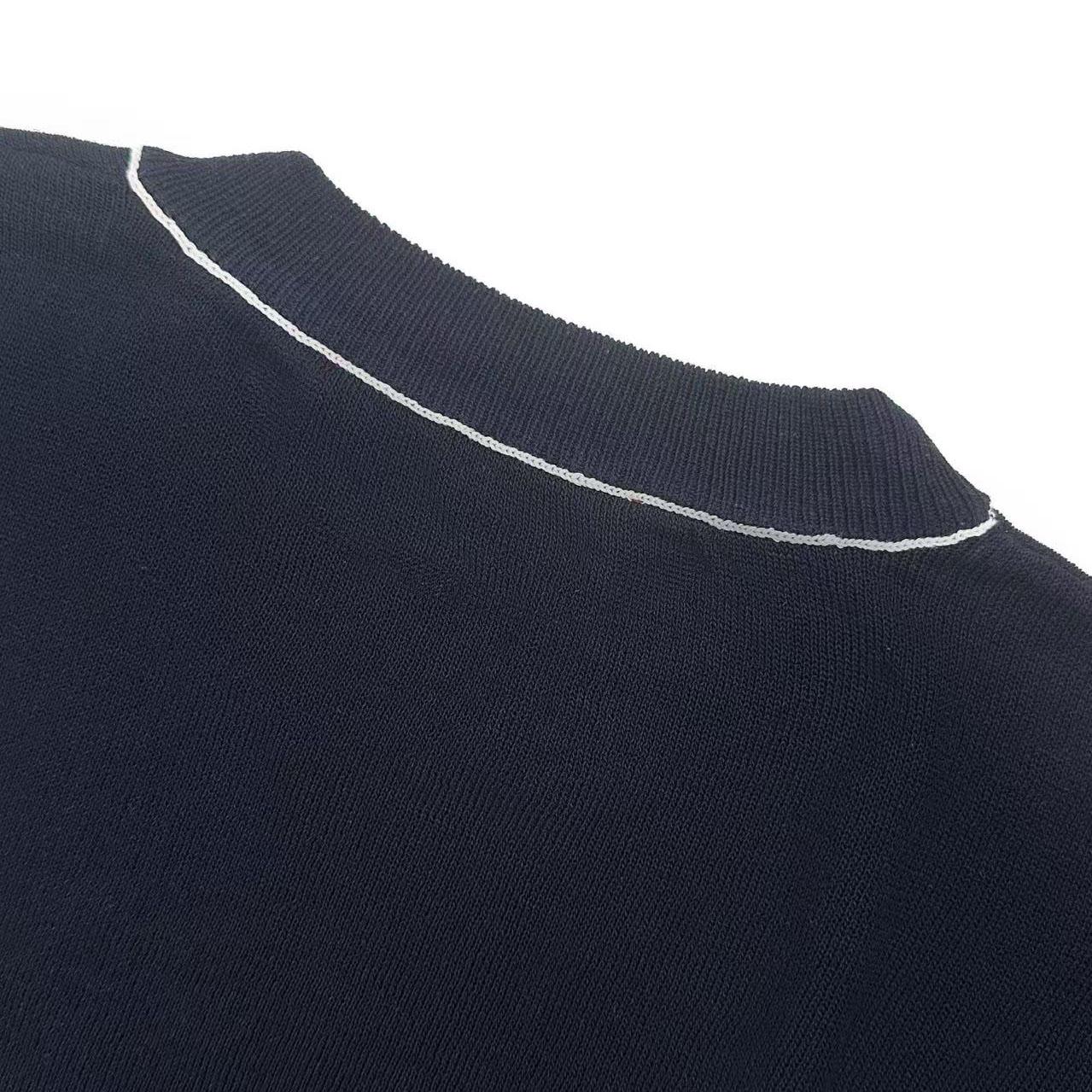 Gucci Knit Silk Linen T-shirt With Intarsia - DopestKickz