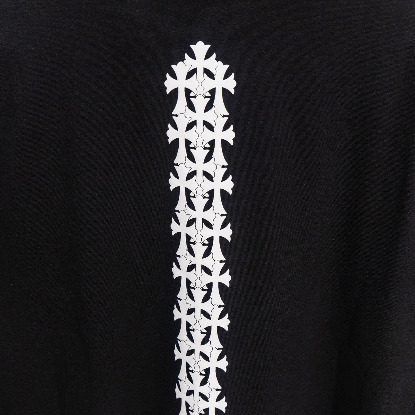 Chrome Hearts Cross Tire Tracks Pocket T-Shirt 'Black' - DopestKickz