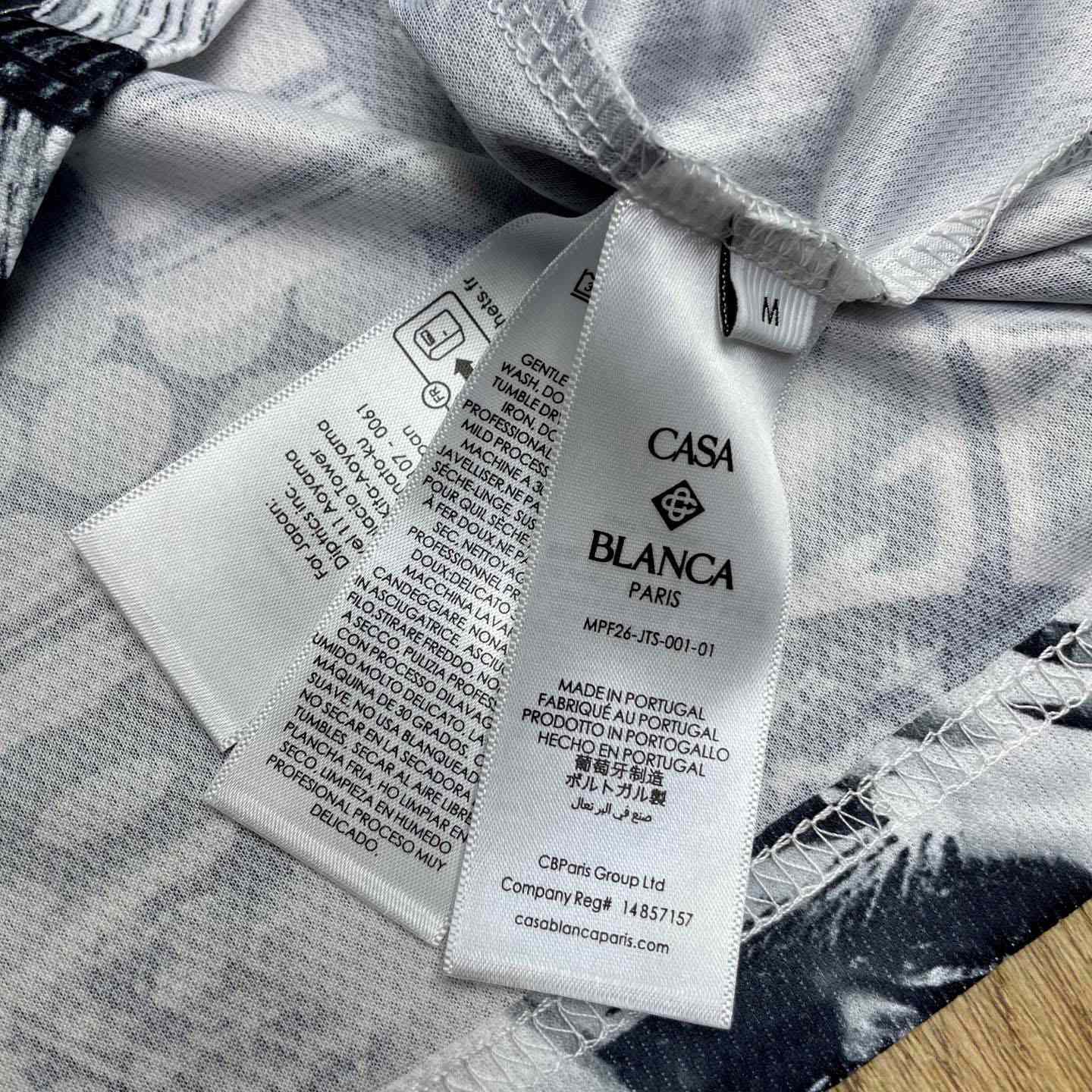 Casablanca Rave Collage Short Sleeve Mesh T‑Shirt C1140 - DopestKickz