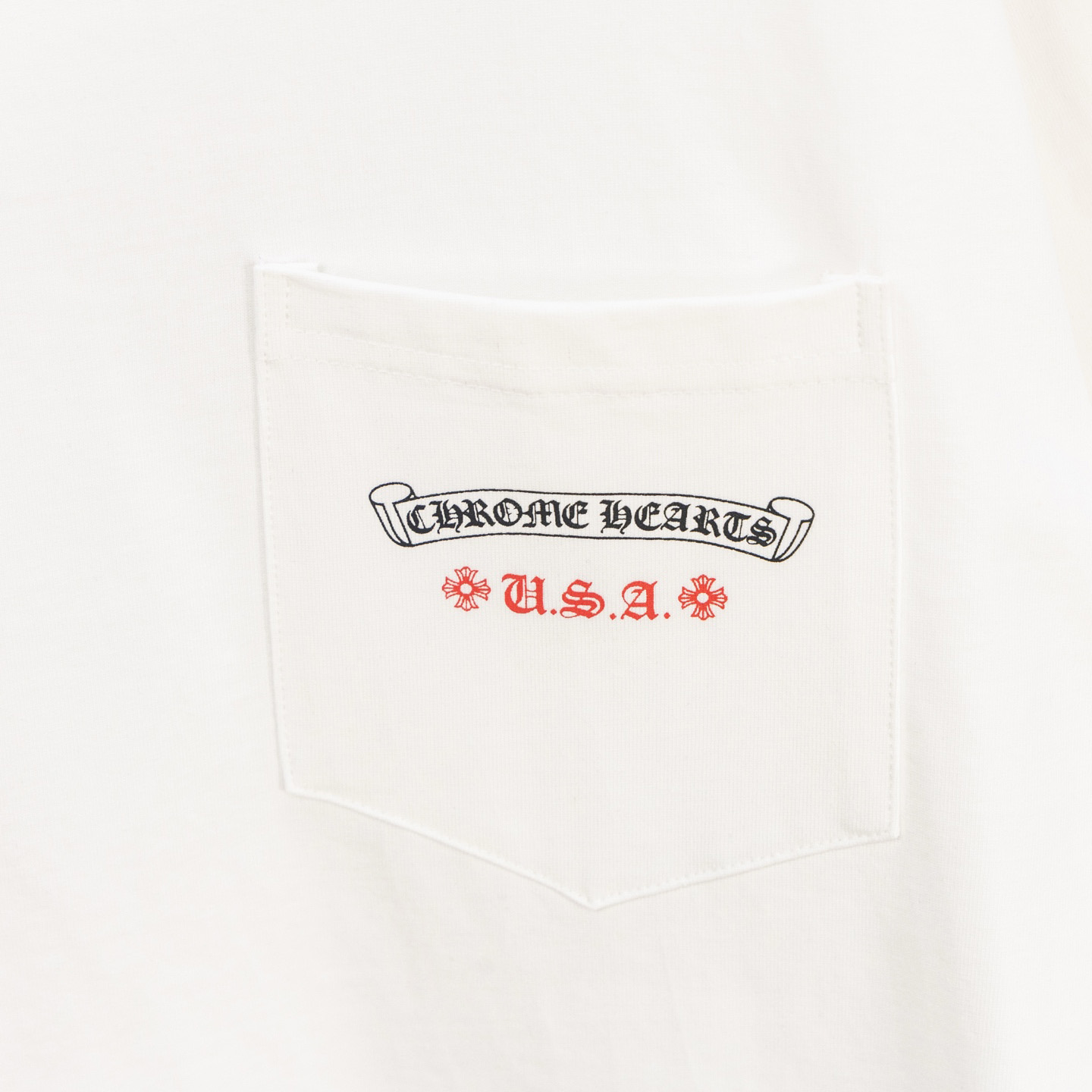 Chrome Hearts USA Flag Tee 'White' - DopestKickz