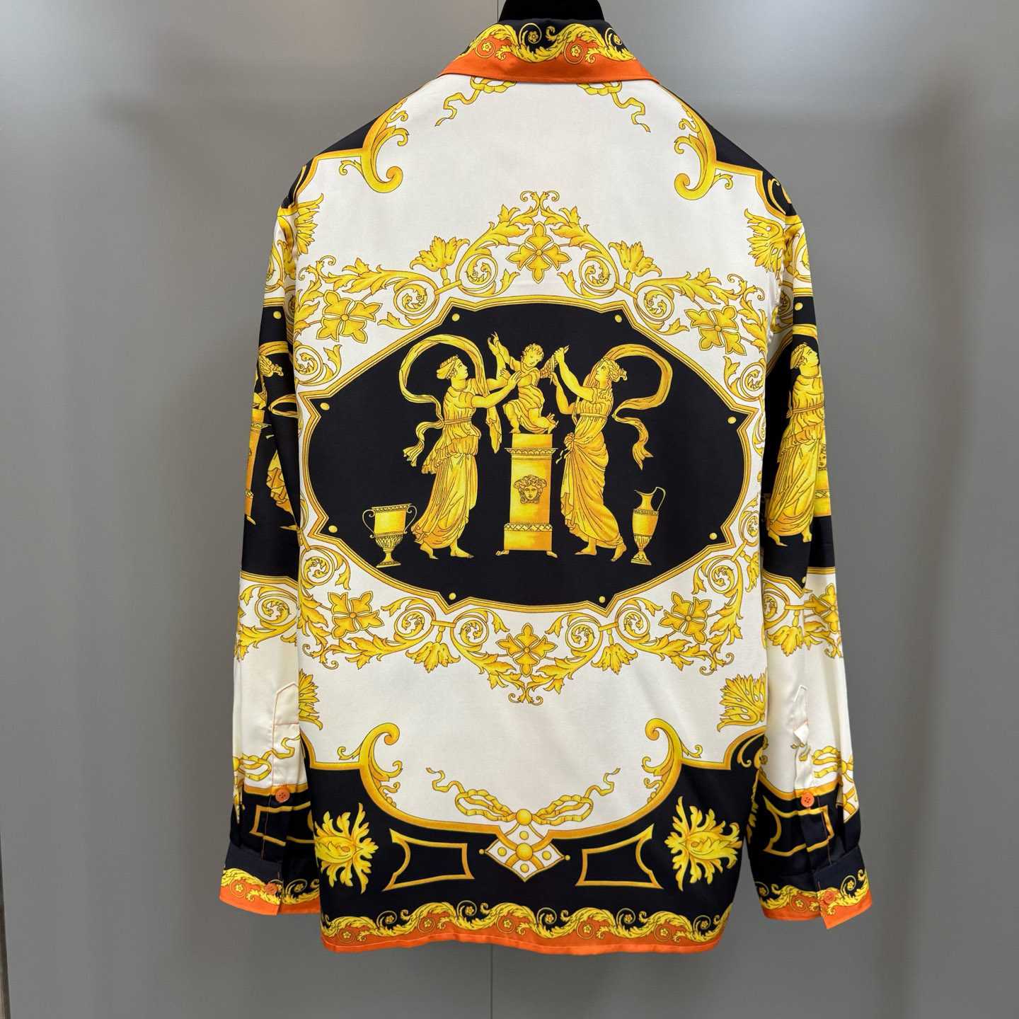 Versace Printed Silk Twill Regular Shirt - DopestKickz