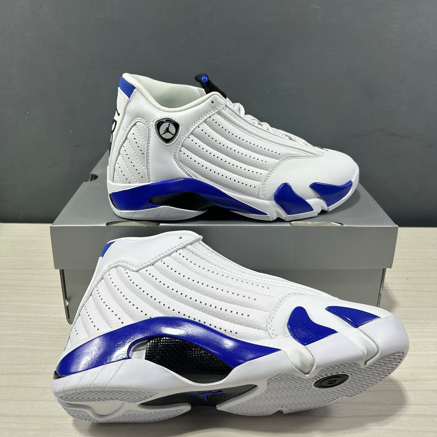  Jordan Air Jordan 14 retro hyper royal Sneakers       487471-104  - DopestKickz