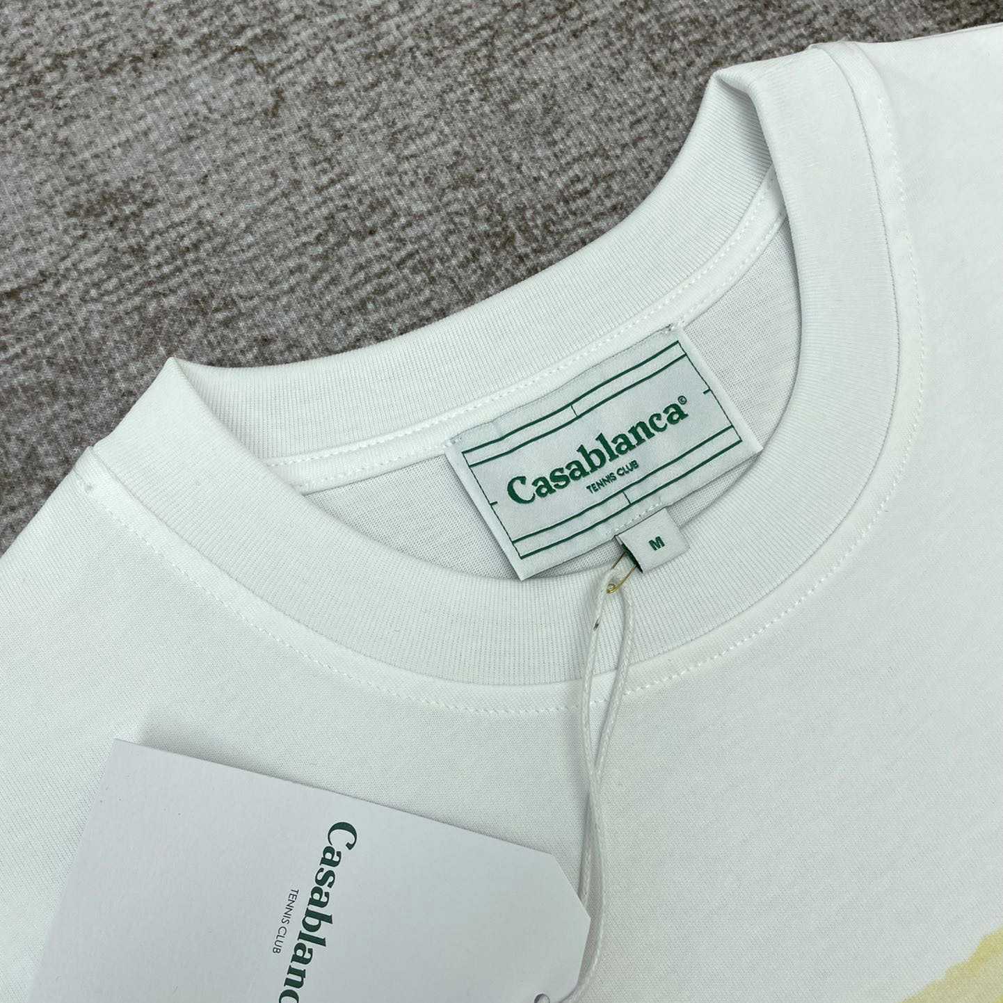Casablanca Chevaux Sauvages-Print Organic-Cotton T-shirt C736 - DopestKickz