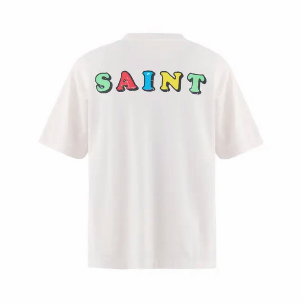 Saint Michael   'Destroy' SS T-Shirt In White - DopestKickz