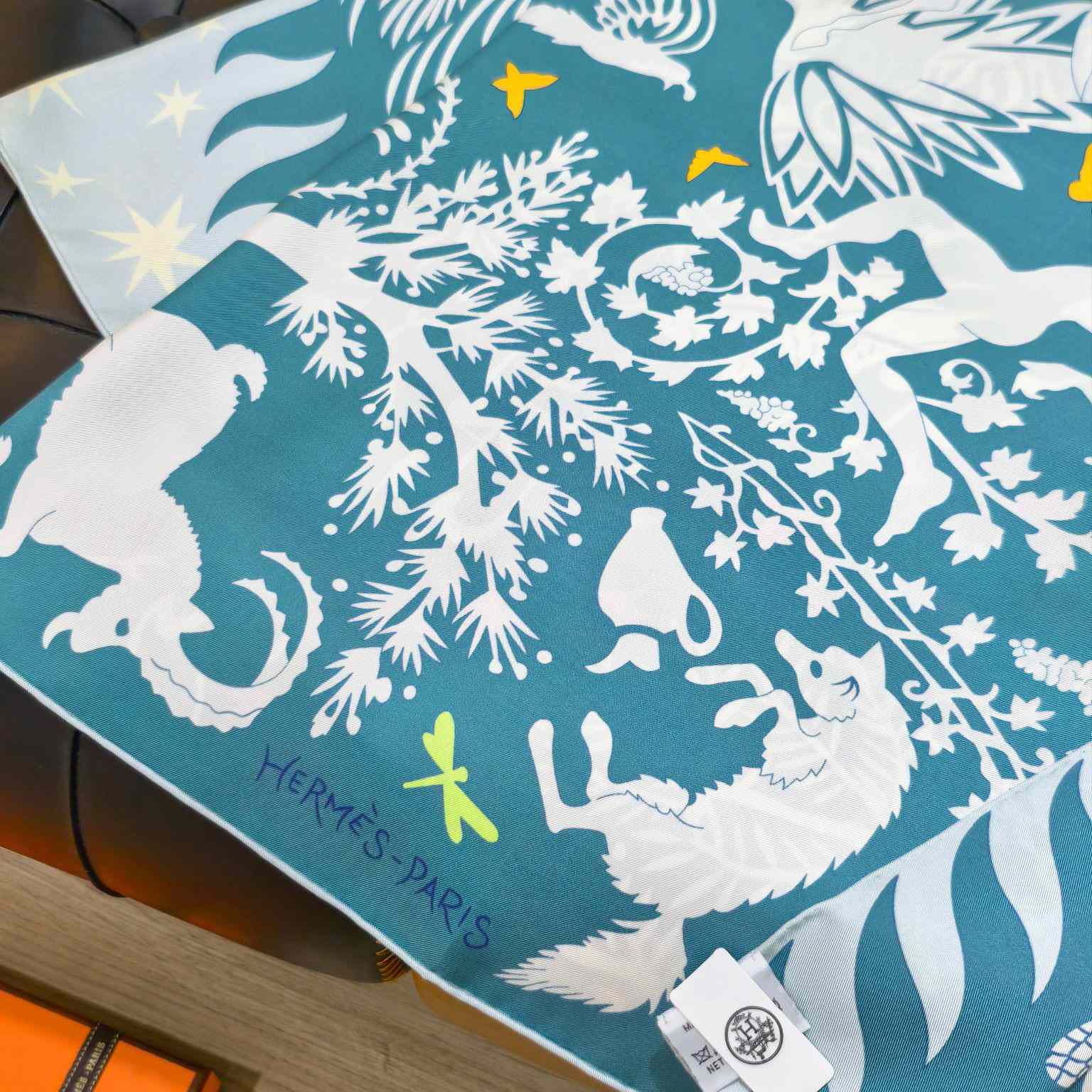 Hermes Sous le Charme D'Orphee Detail Scarf  - DopestKickz