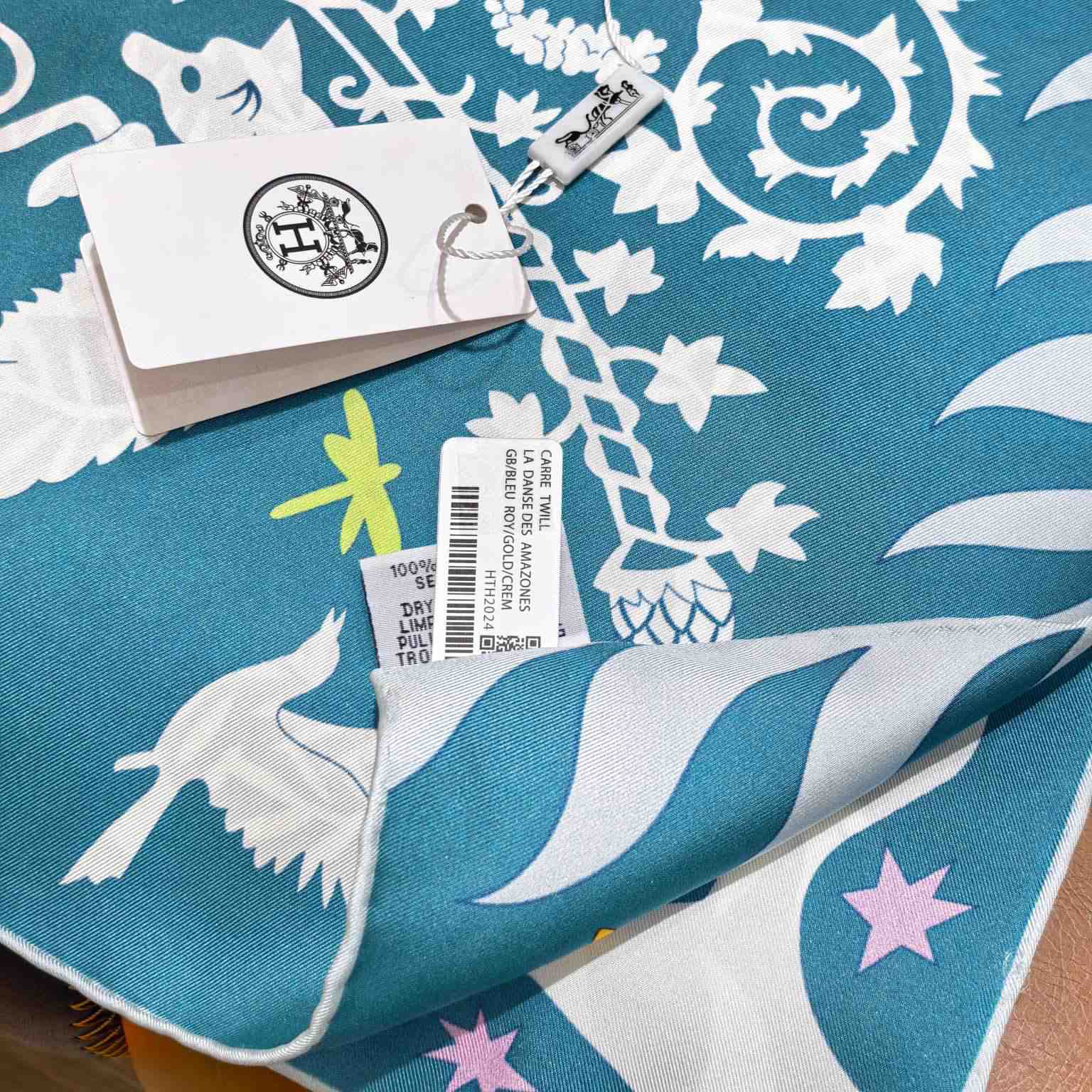 Hermes Sous le Charme D'Orphee Detail Scarf  - DopestKickz