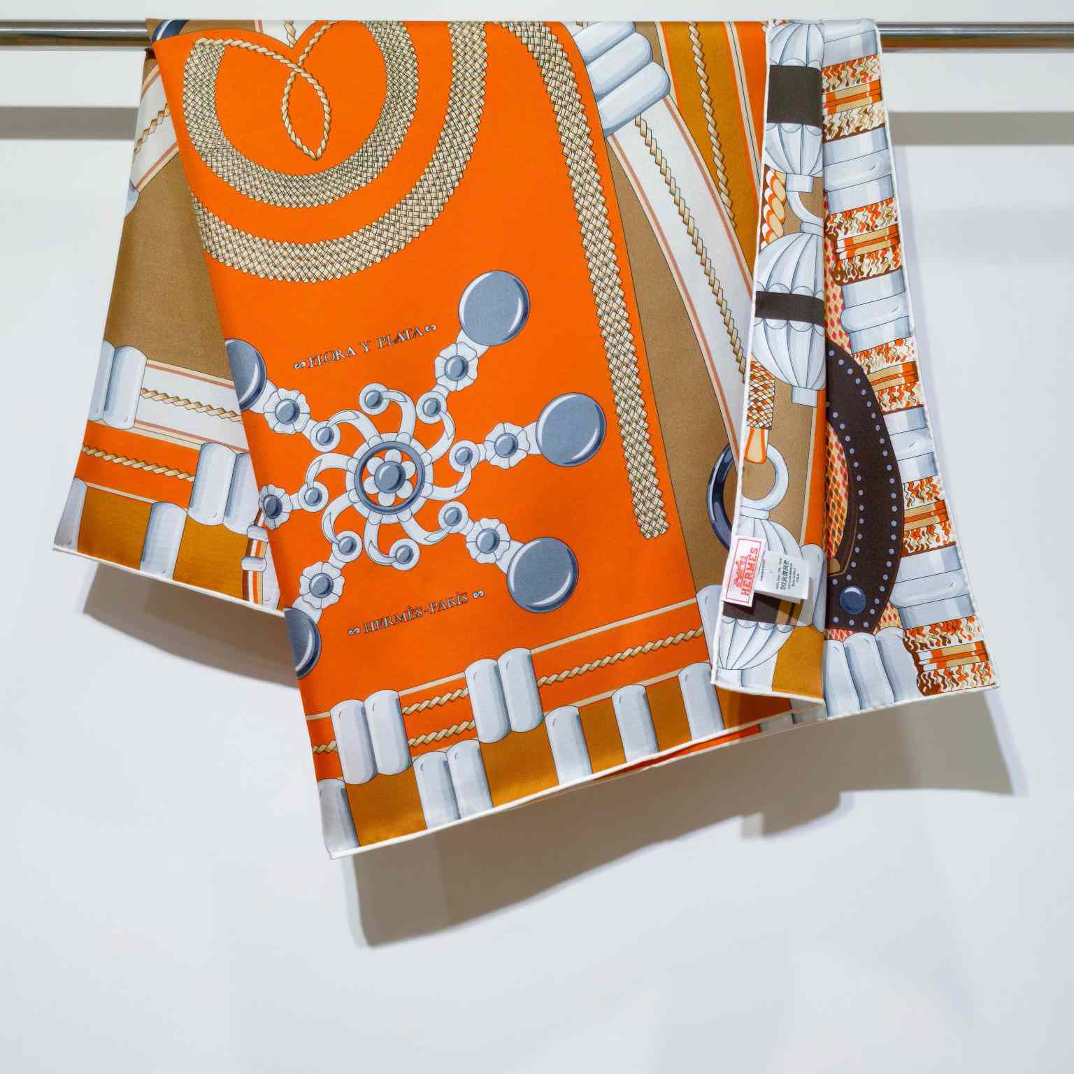 Hermes Flora Y Plata Scarf 90 - DopestKickz