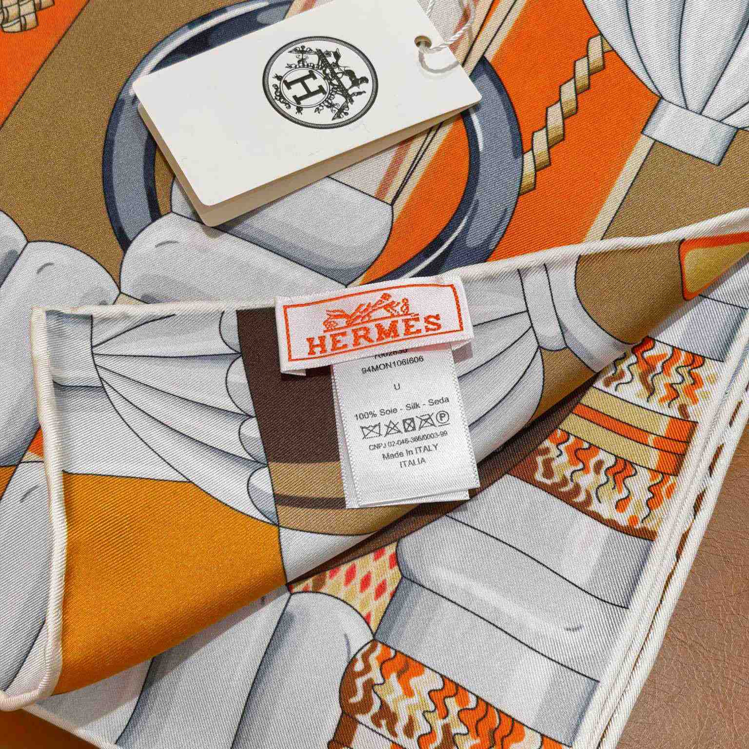 Hermes Flora Y Plata Scarf 90 - DopestKickz