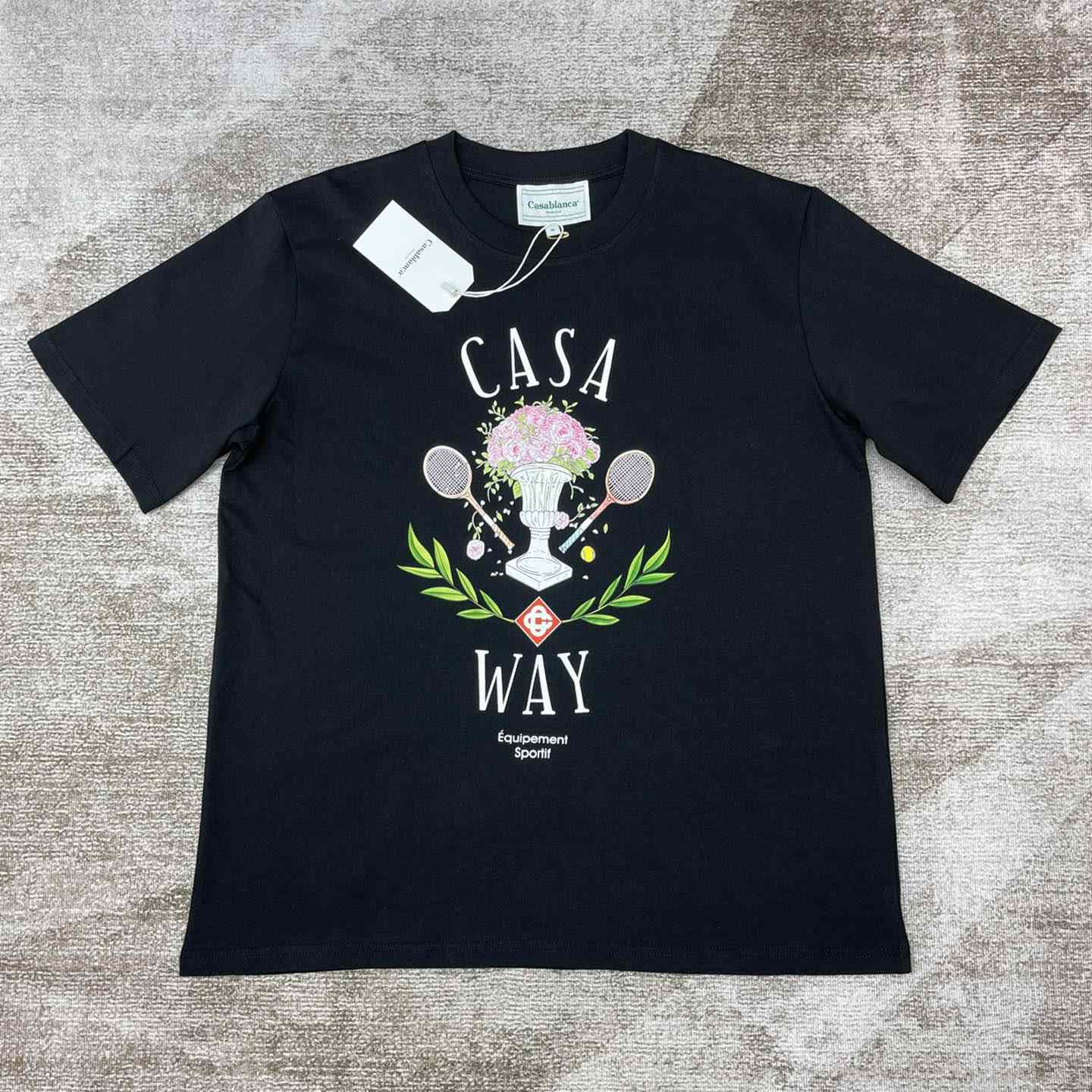 Casablanca Casa Way Short Sleeve T‑Shirt CA5086 - DopestKickz