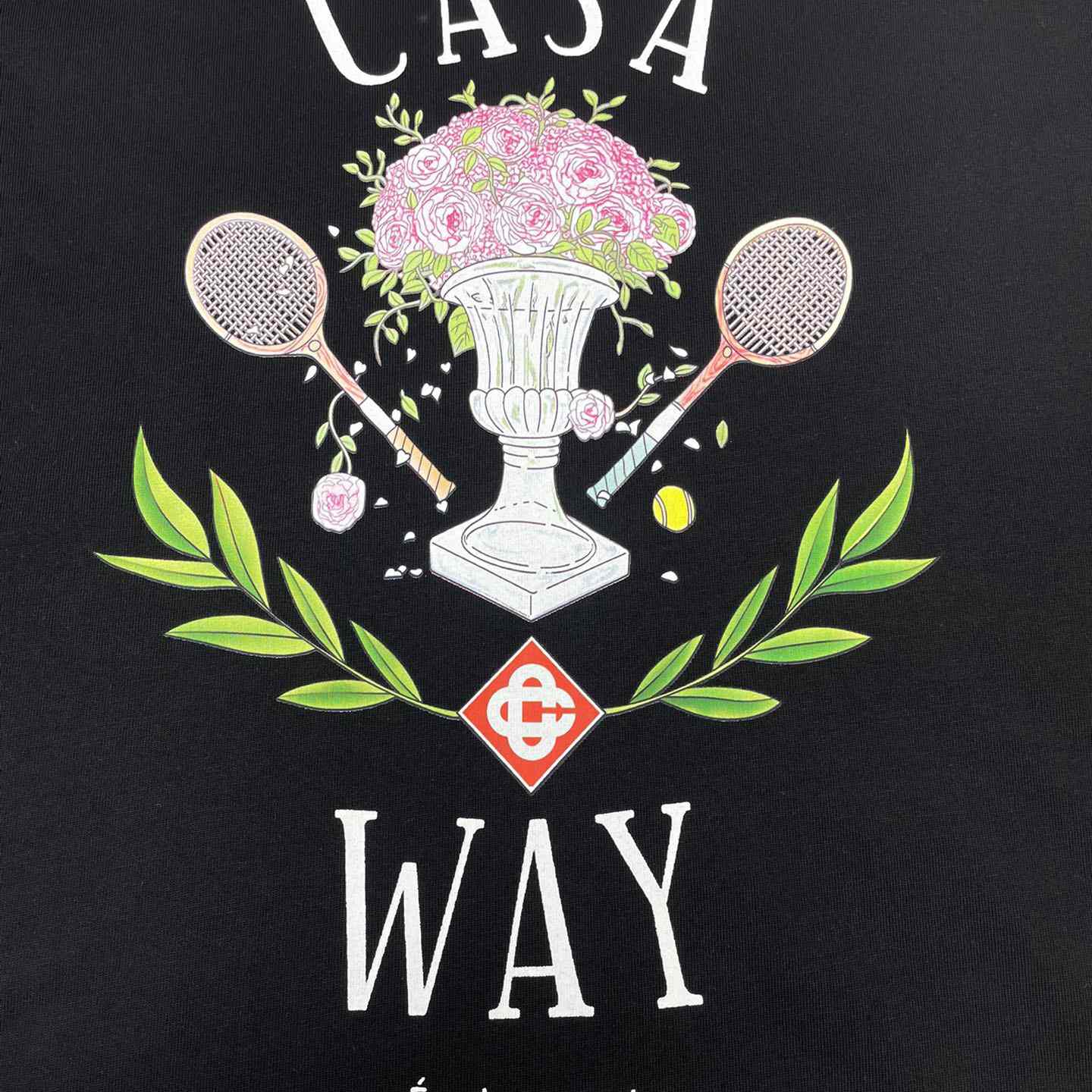 Casablanca Casa Way Short Sleeve T‑Shirt CA5086 - DopestKickz