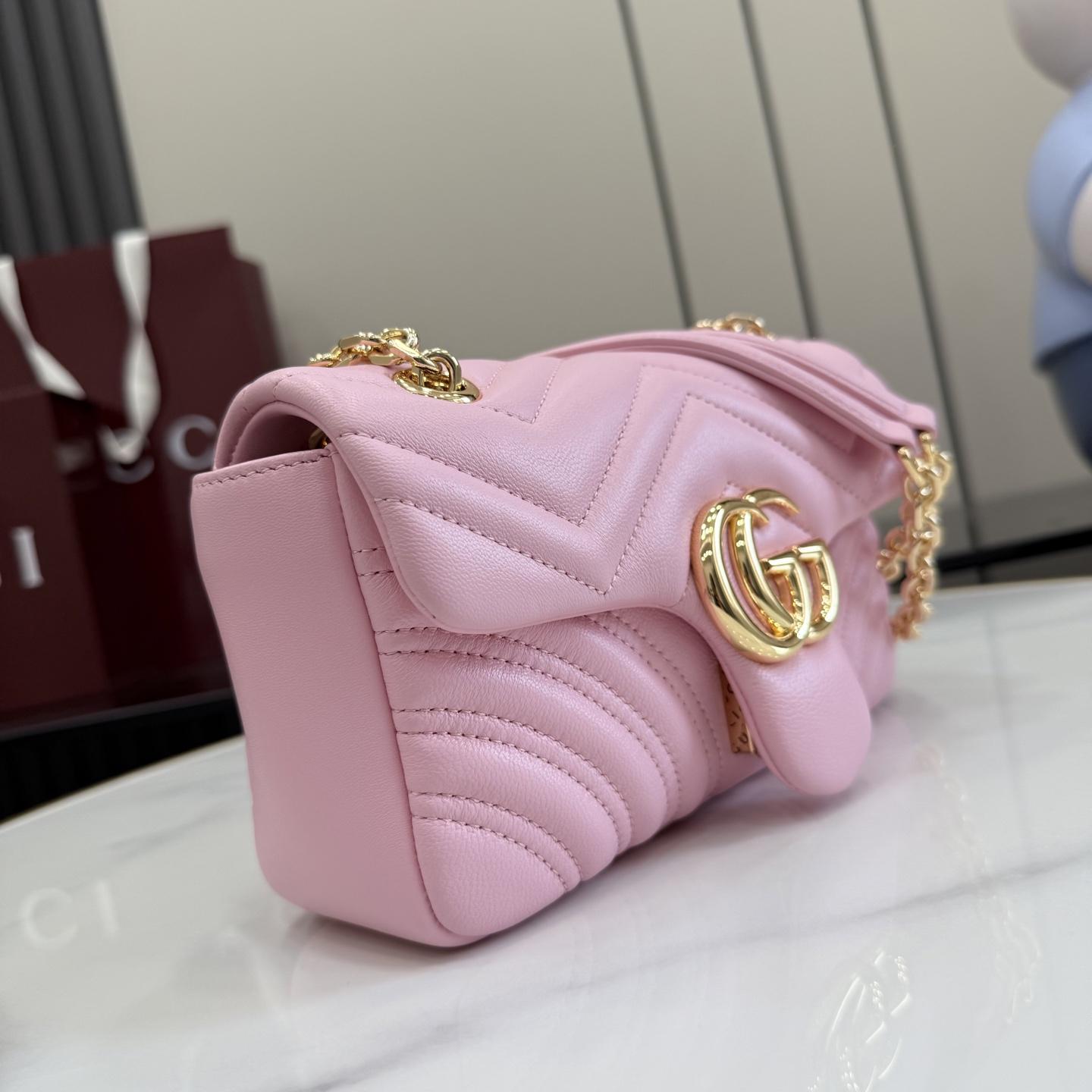 Gucci GG Marmont Small Shoulder Bag - DopestKickz