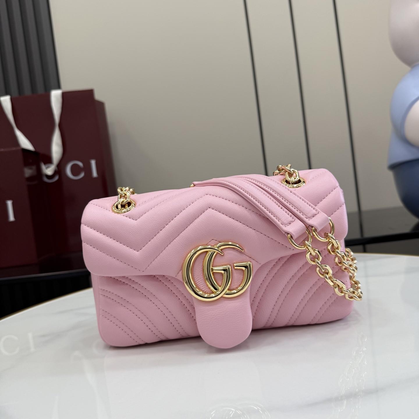 Gucci GG Marmont Small Shoulder Bag - DopestKickz