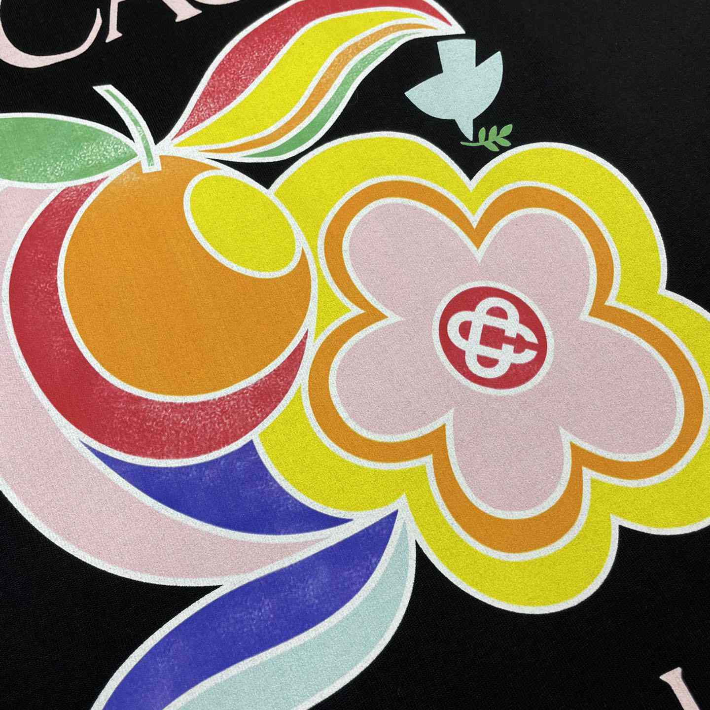 Casablanca Le Pouvoir Des Fleurs T-Shirt 'Black'  CA5075 - DopestKickz