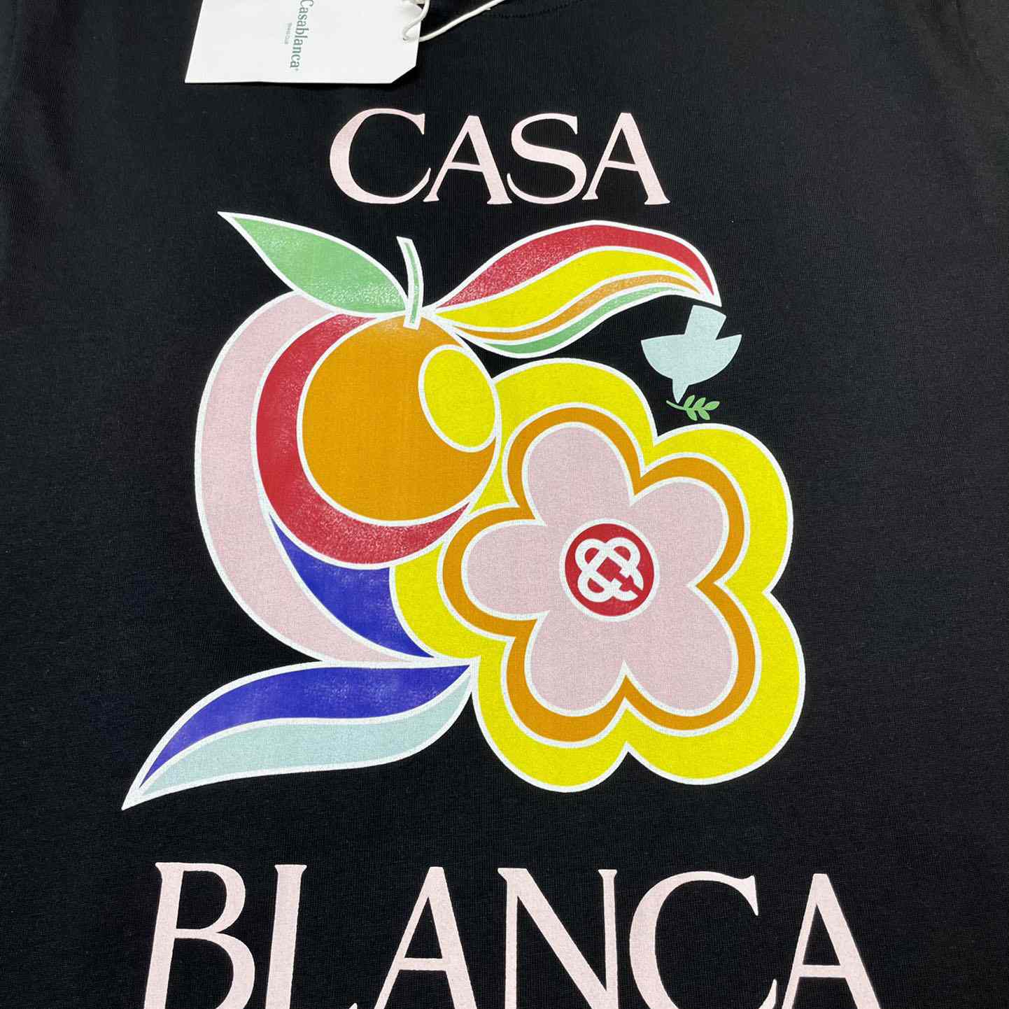 Casablanca Le Pouvoir Des Fleurs T-Shirt 'Black'  CA5075 - DopestKickz