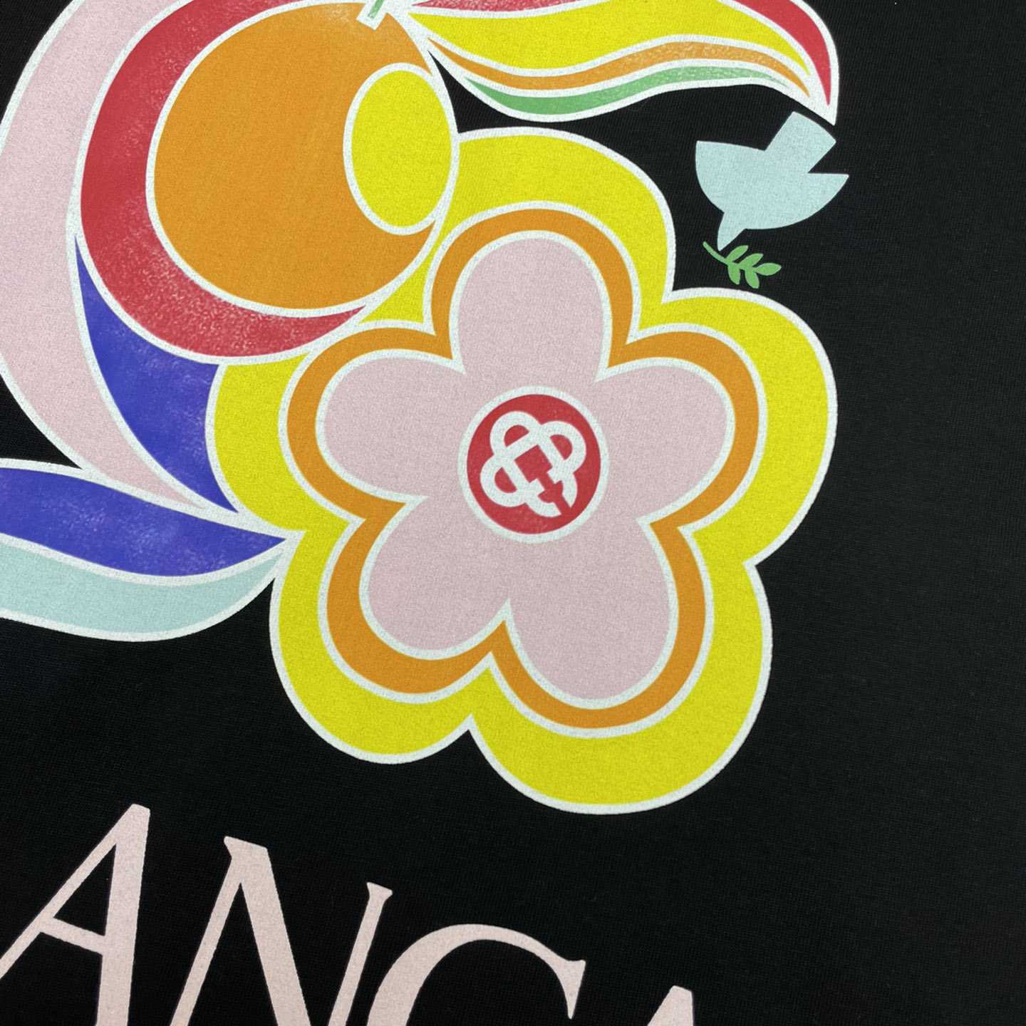 Casablanca Le Pouvoir Des Fleurs T-Shirt 'Black'  CA5075 - DopestKickz