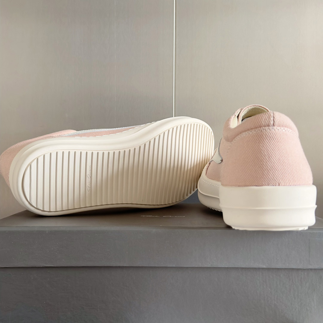 Rick Owens EDFU Vintage Low 'Faded Pink' - DopestKickz
