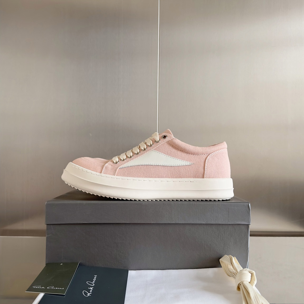 Rick Owens EDFU Vintage Low 'Faded Pink' - DopestKickz