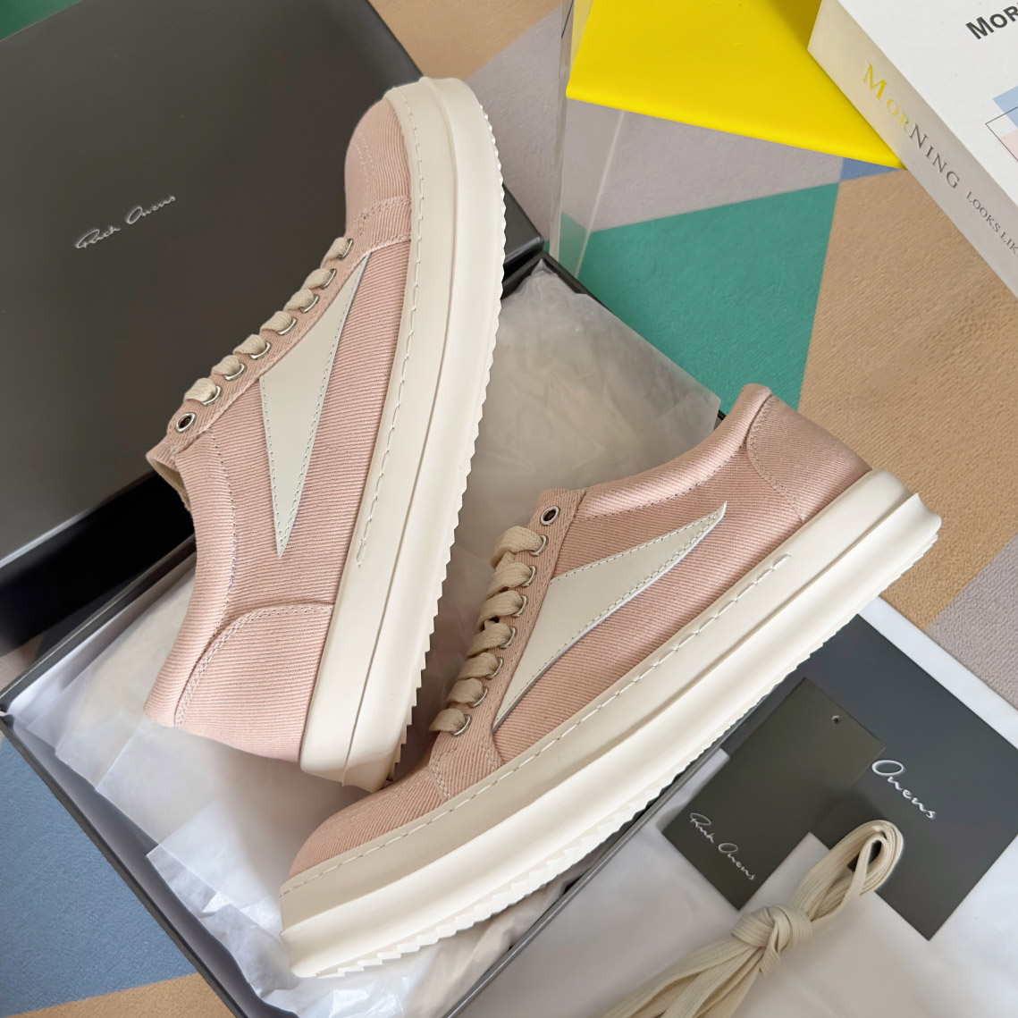 Rick Owens EDFU Vintage Low 'Faded Pink' - DopestKickz