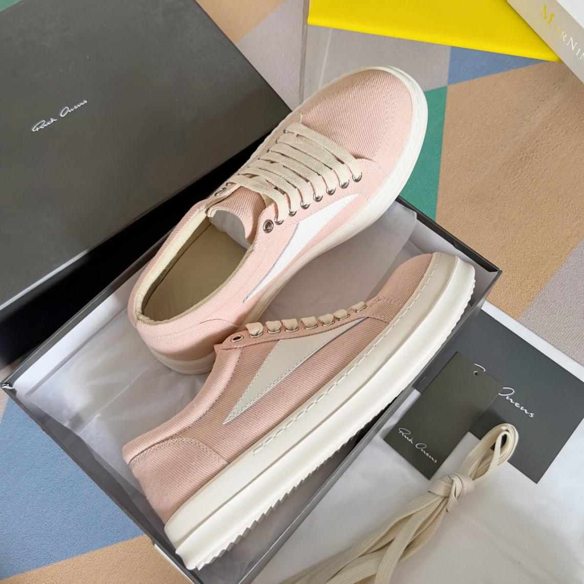 Rick Owens EDFU Vintage Low 'Faded Pink' - DopestKickz