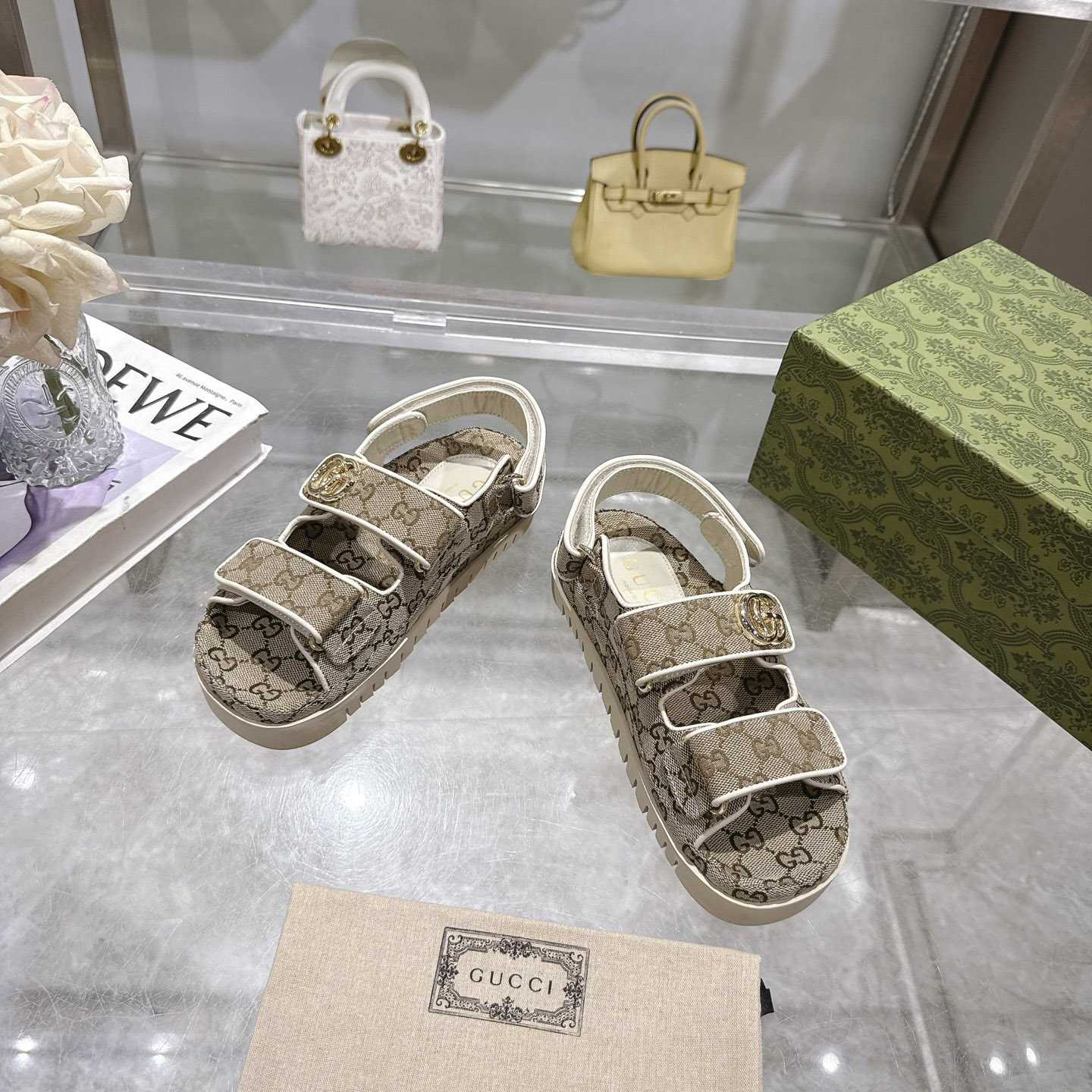 Gucci Sandal With Double G - DopestKickz