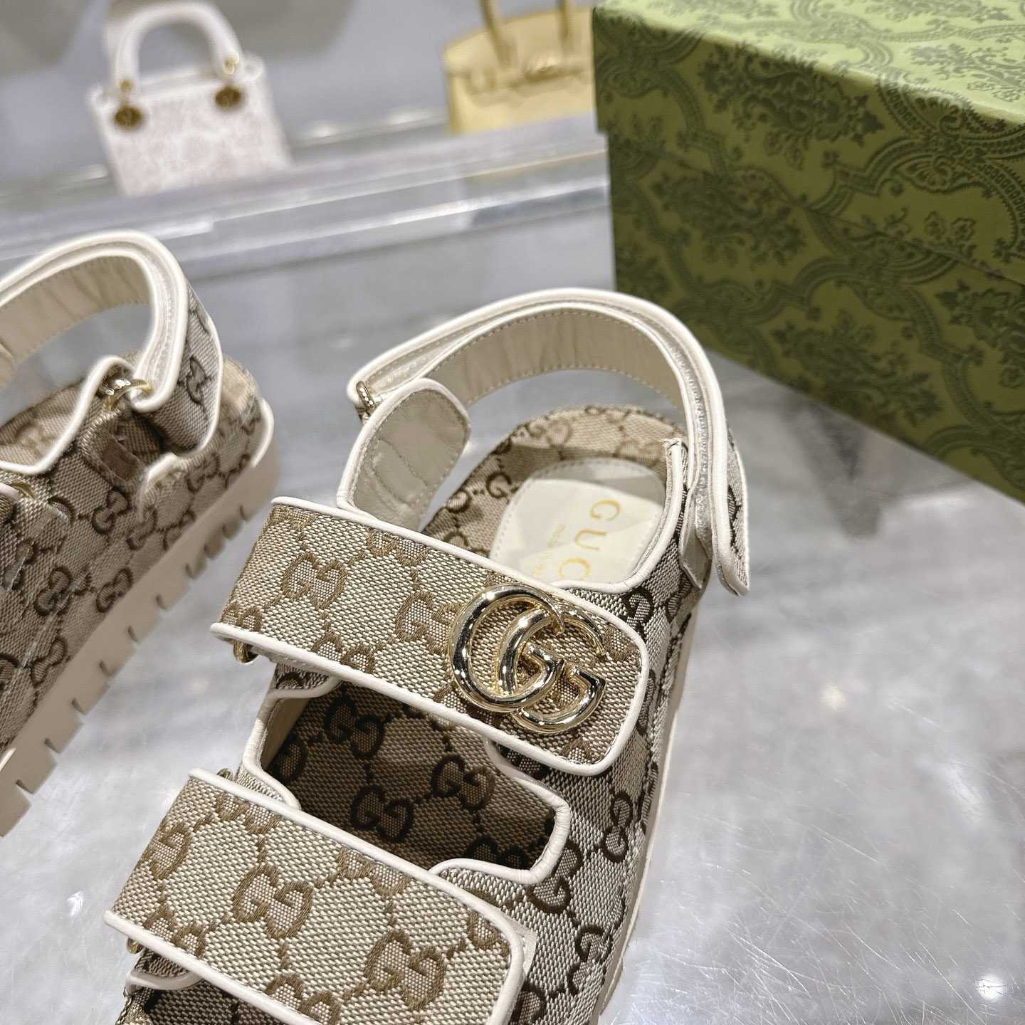 Gucci Sandal With Double G - DopestKickz