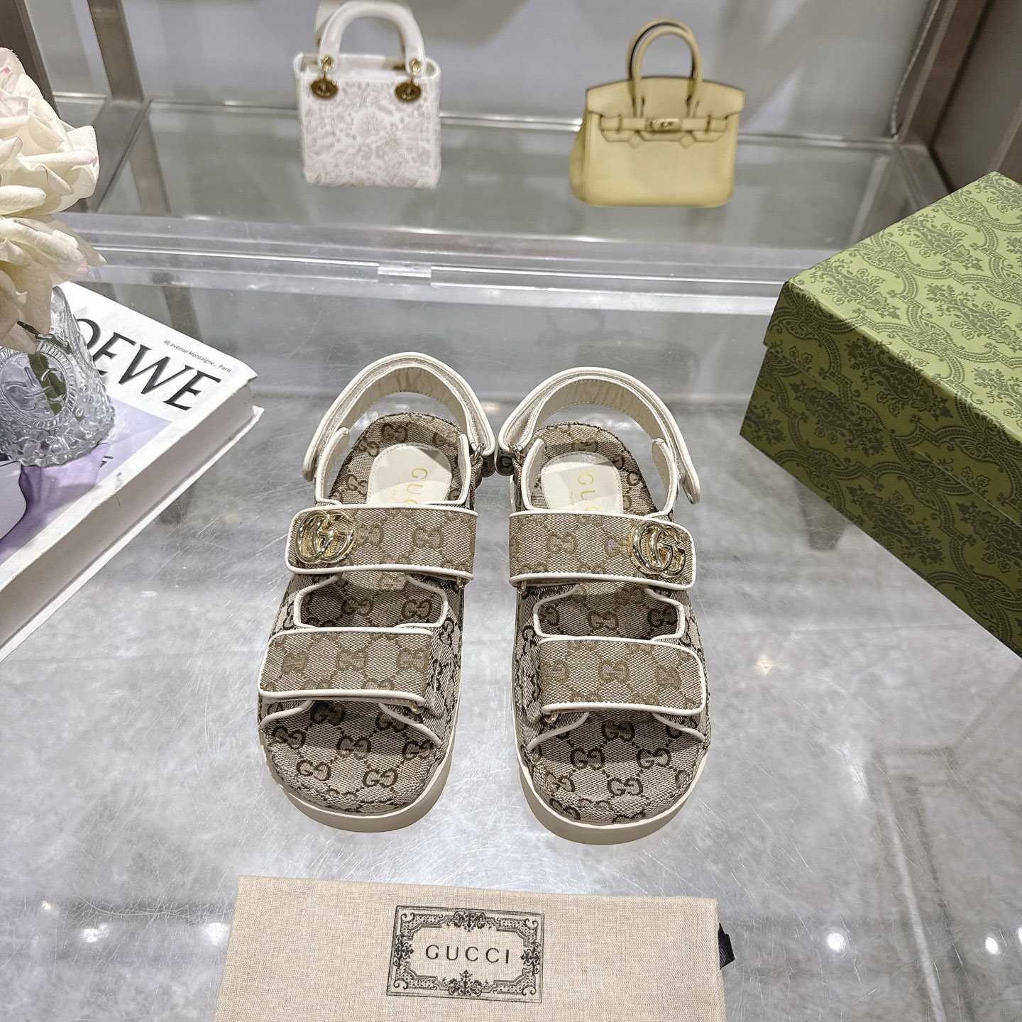 Gucci Sandal With Double G - DopestKickz
