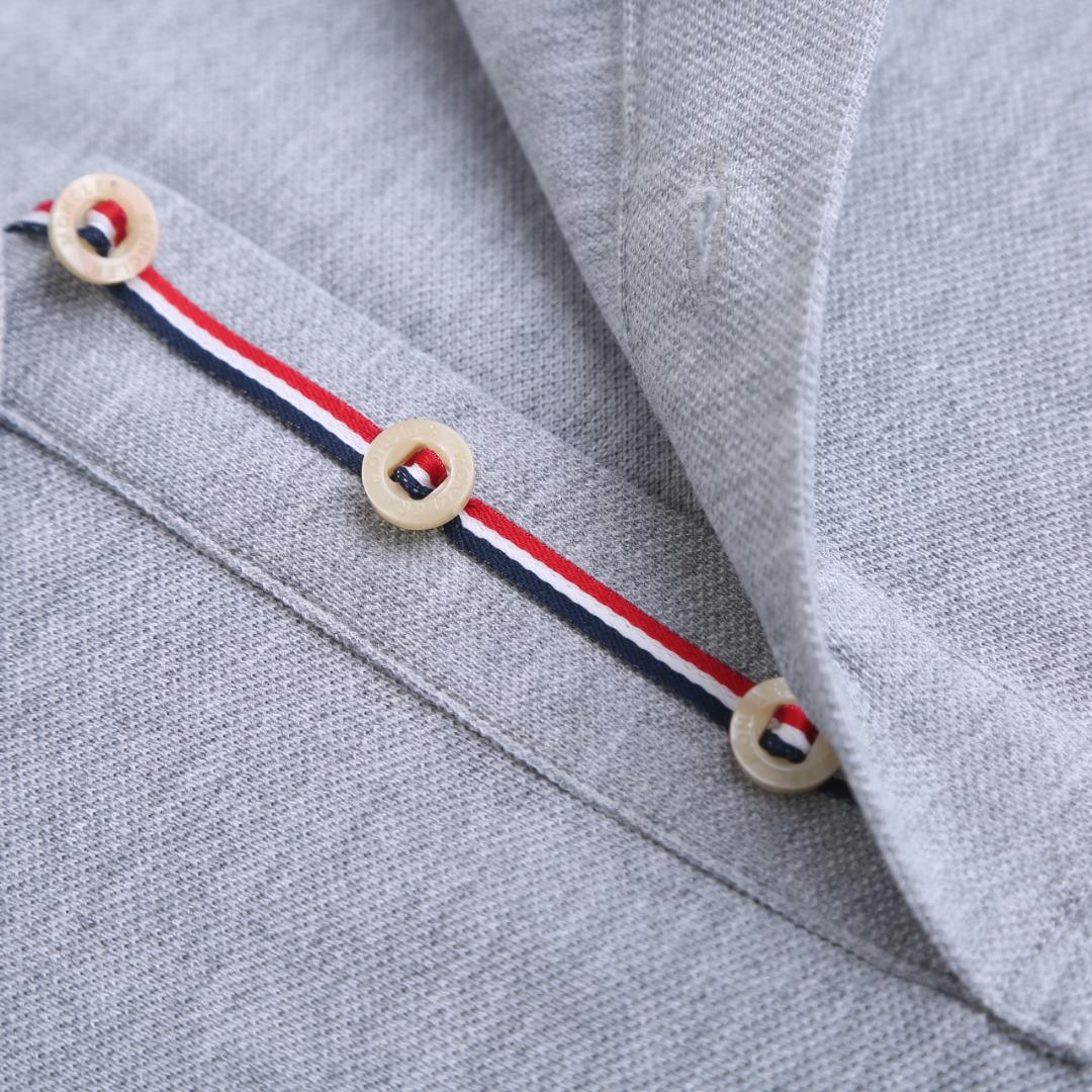 Moncler Logo Patch Cotton Polo Shirt - DopestKickz