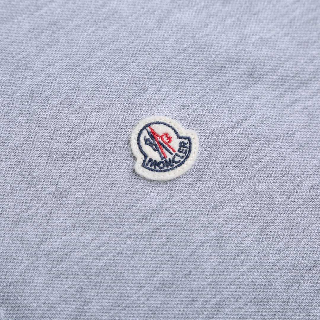 Moncler Logo Patch Cotton Polo Shirt - DopestKickz