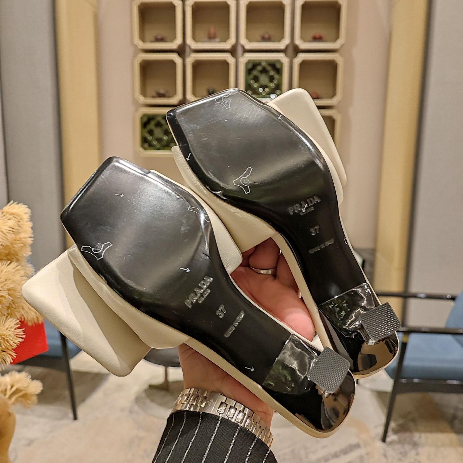 Prada Soft Padded Nappa Sandals - DopestKickz