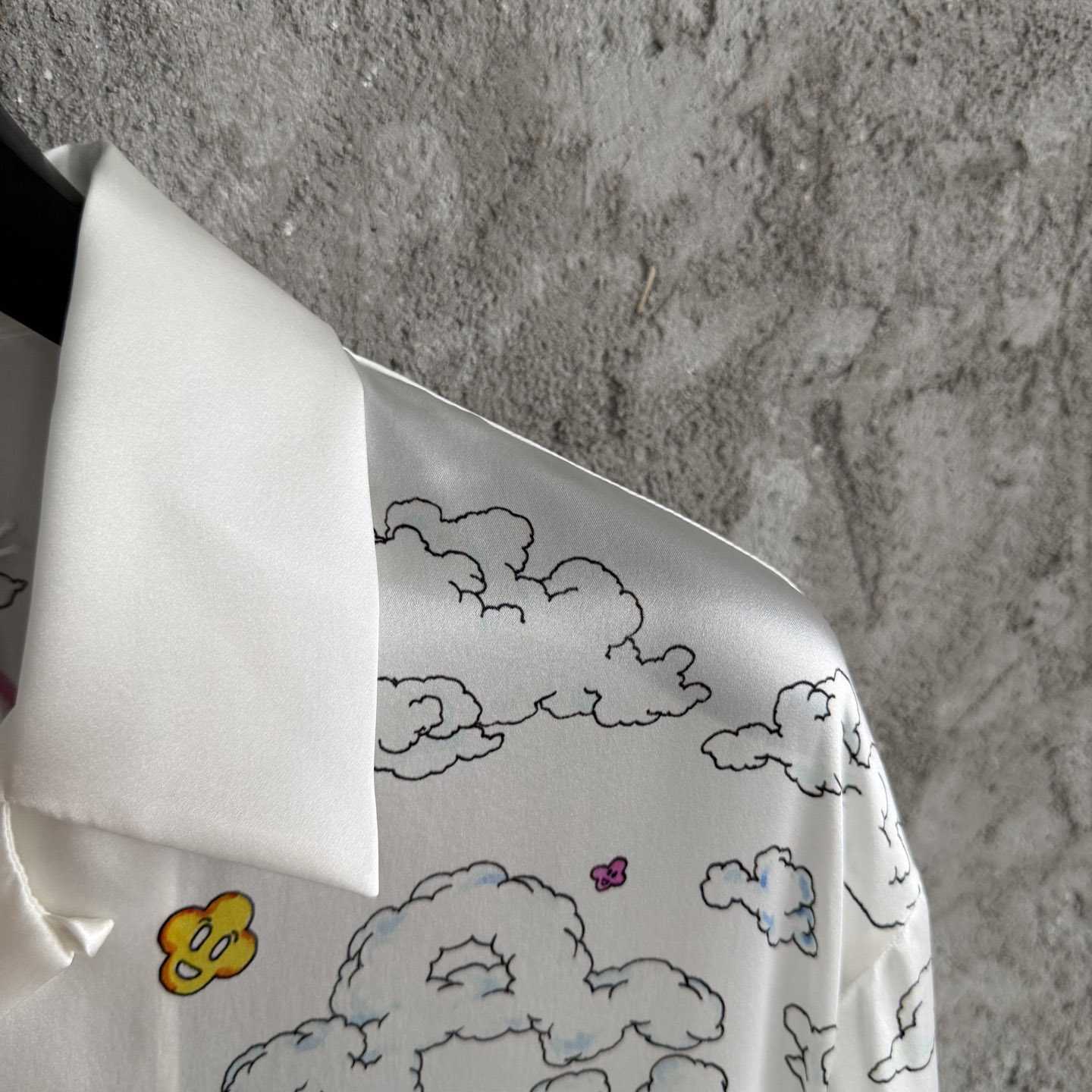 Casablanca Better Days Long Sleeve Silk Shirt  - DopestKickz