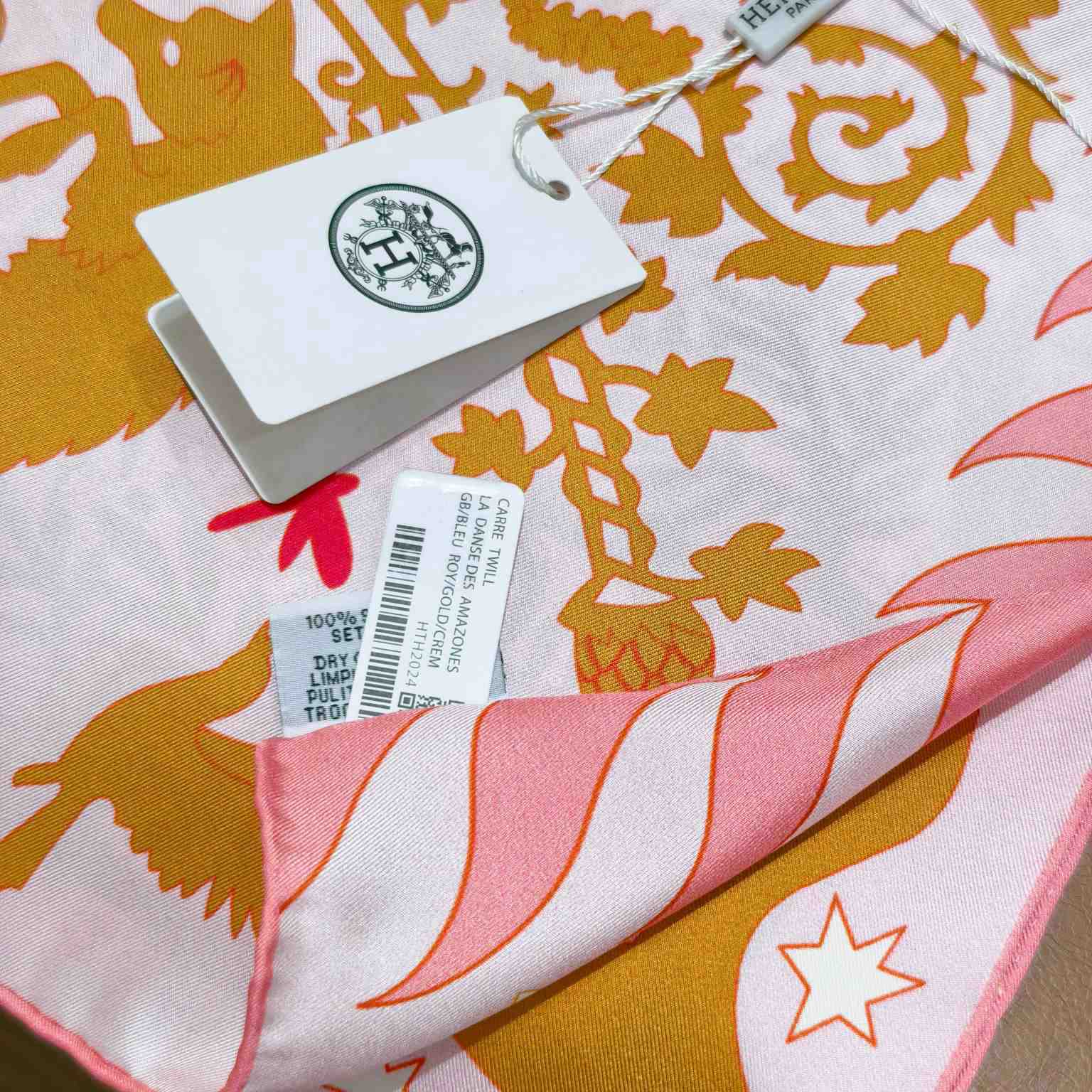 Hermes Sous le Charme D'Orphee Detail Scarf  - DopestKickz