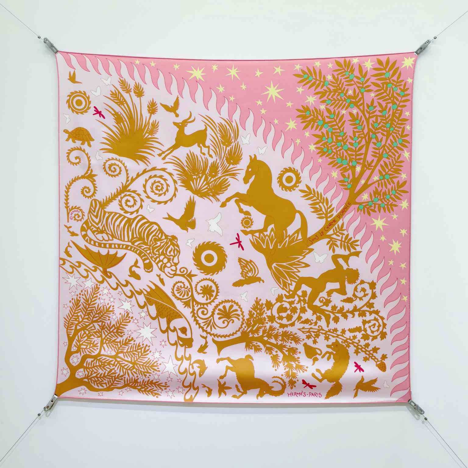 Hermes Sous le Charme D'Orphee Detail Scarf  - DopestKickz
