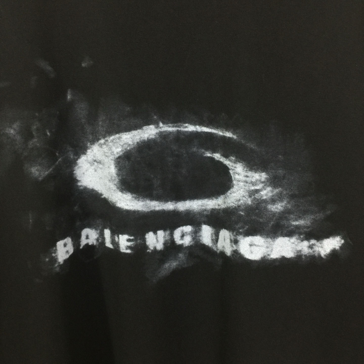 Balenciaga Washed Crayon Loop Medium Fit T‑shirt In Cotton - DopestKickz
