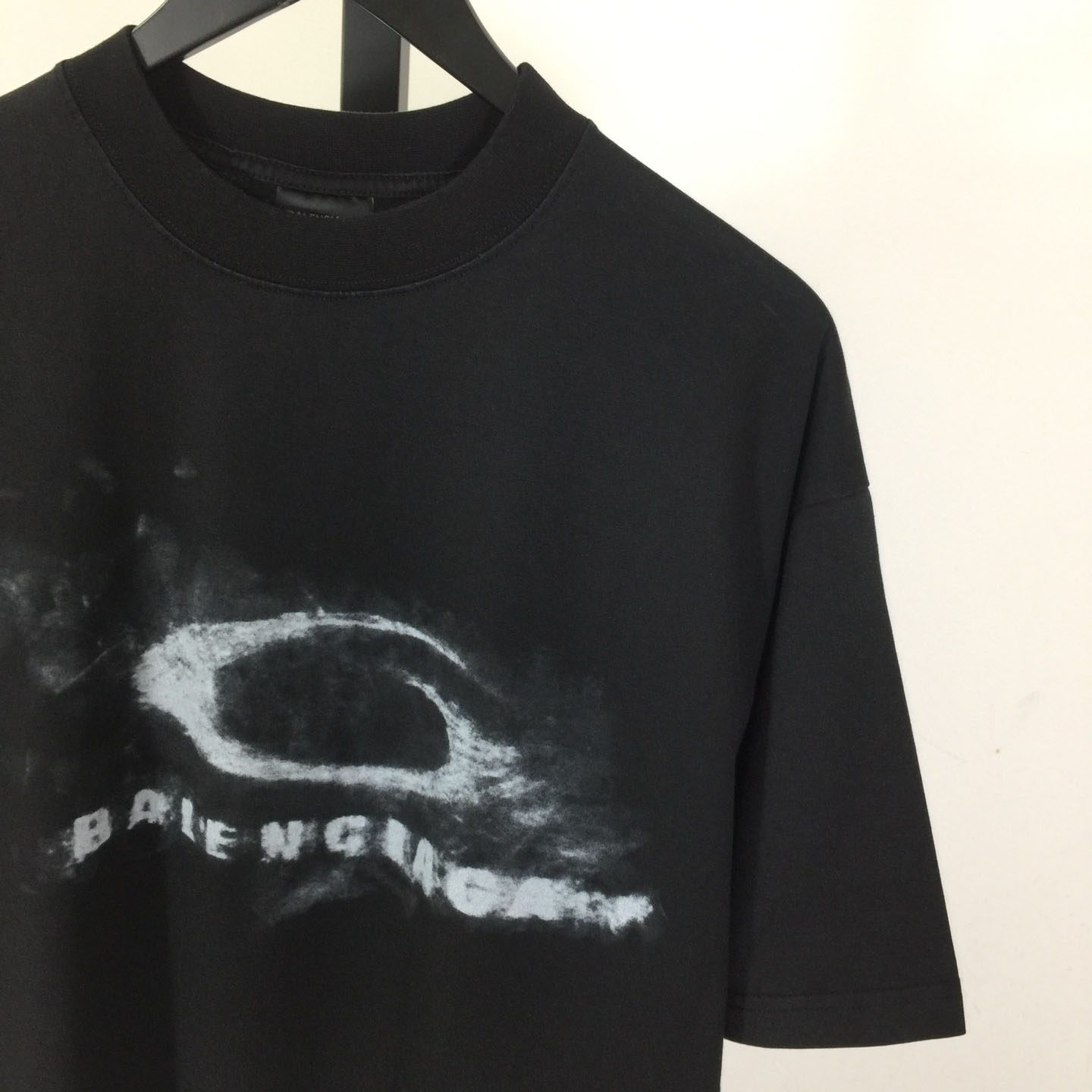 Balenciaga Washed Crayon Loop Medium Fit T‑shirt In Cotton - DopestKickz