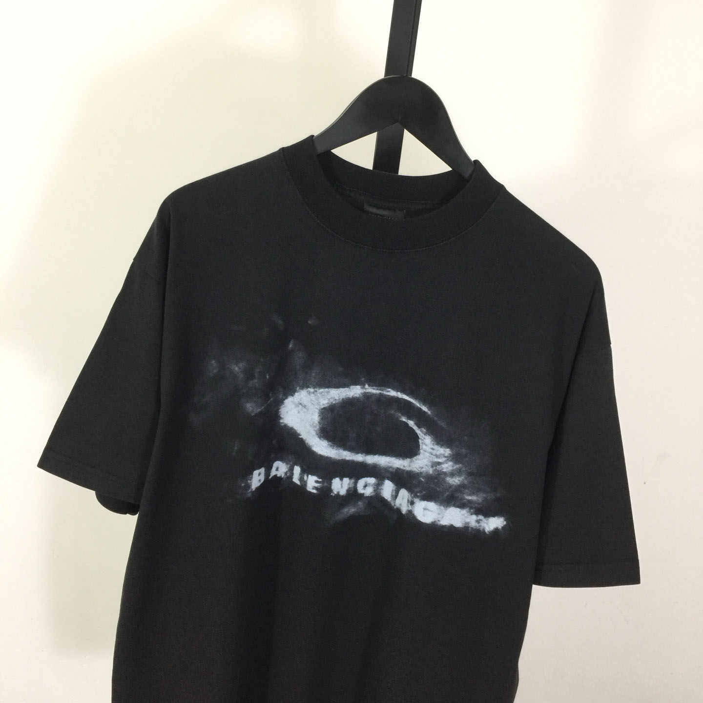 Balenciaga Washed Crayon Loop Medium Fit T‑shirt In Cotton - DopestKickz