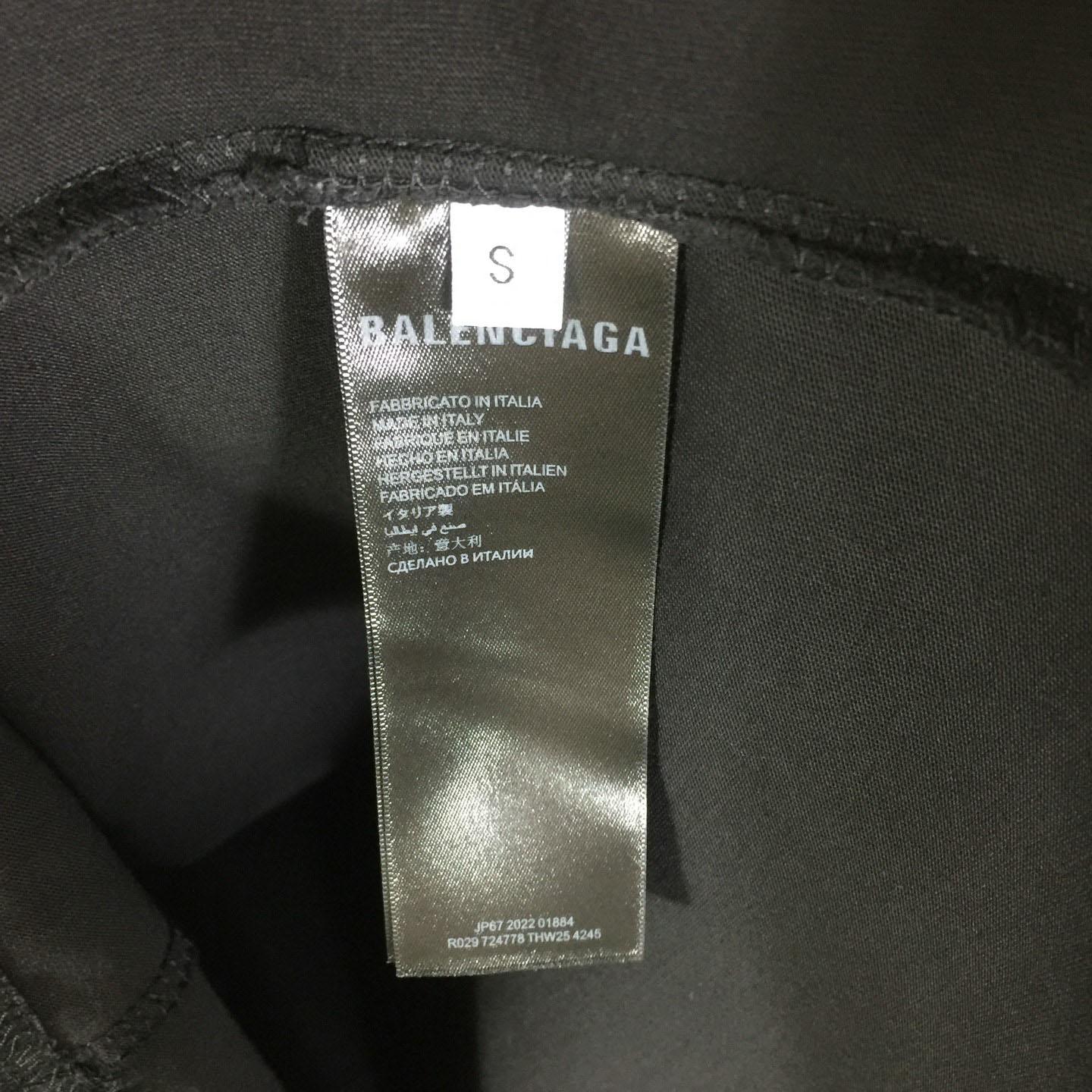 Balenciaga Washed Crayon Loop Medium Fit T‑shirt In Cotton - DopestKickz