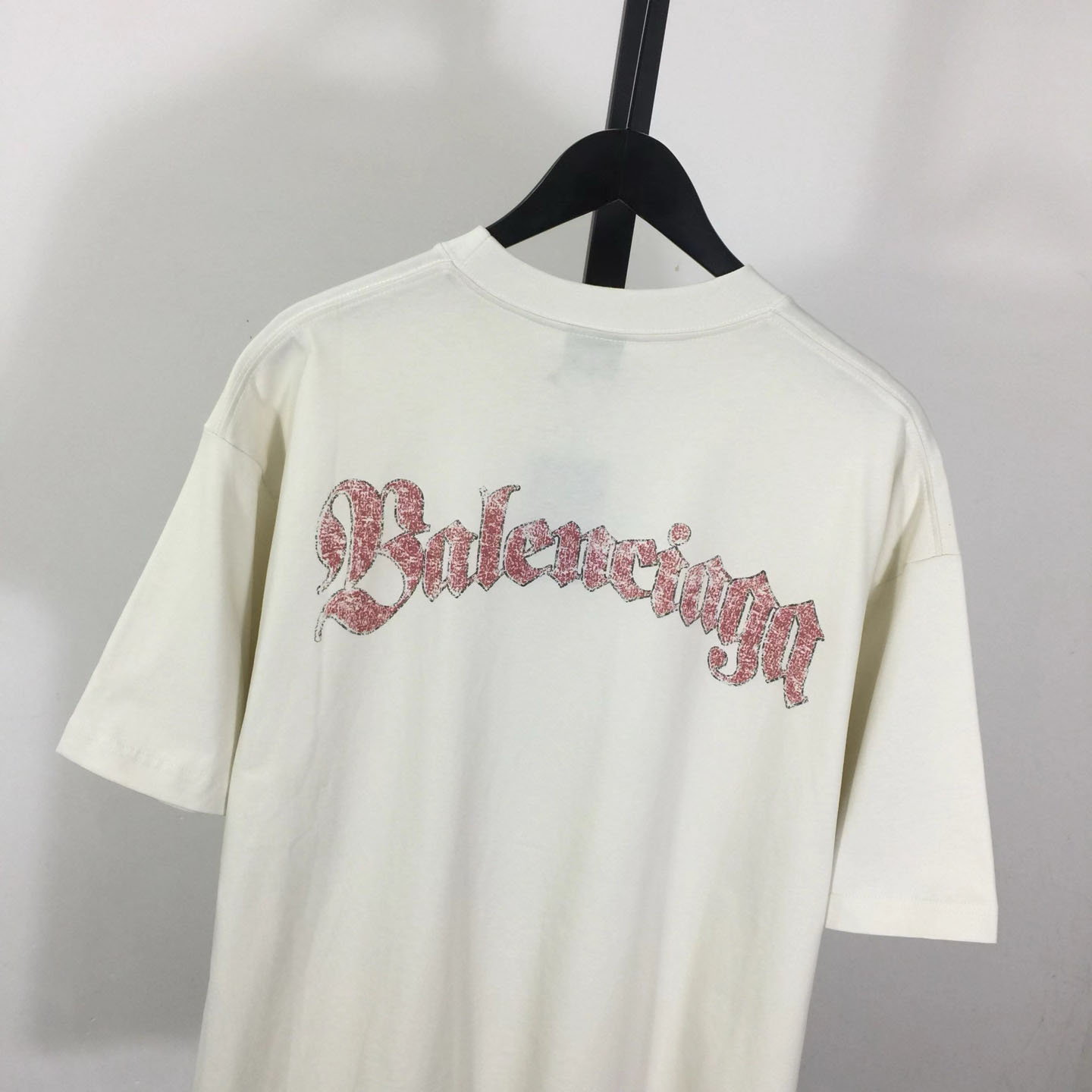 Balenciaga Medium Fit T-Shirt 'Dirty White' - DopestKickz