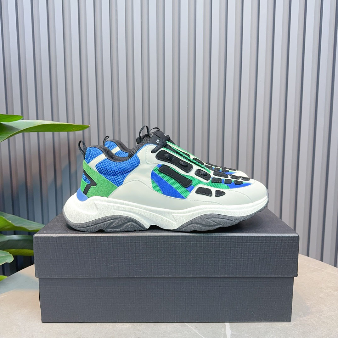 Amiri Bone Runner 'White Black Teal' - DopestKickz