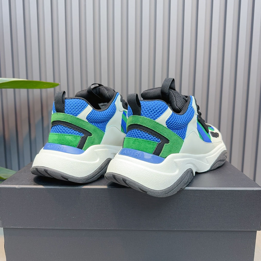 Amiri Bone Runner 'White Black Teal' - DopestKickz