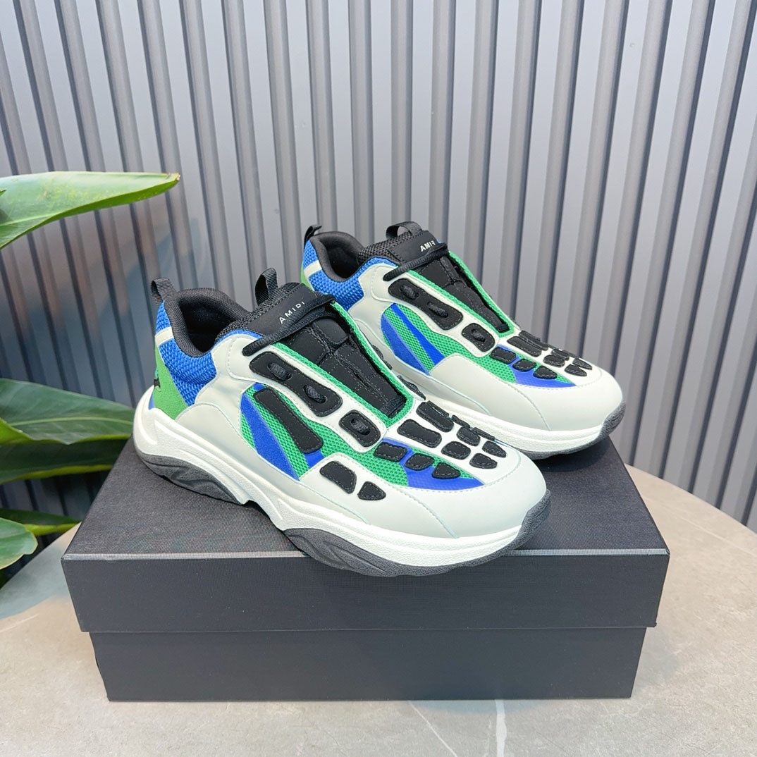 Amiri Bone Runner 'White Black Teal' - DopestKickz