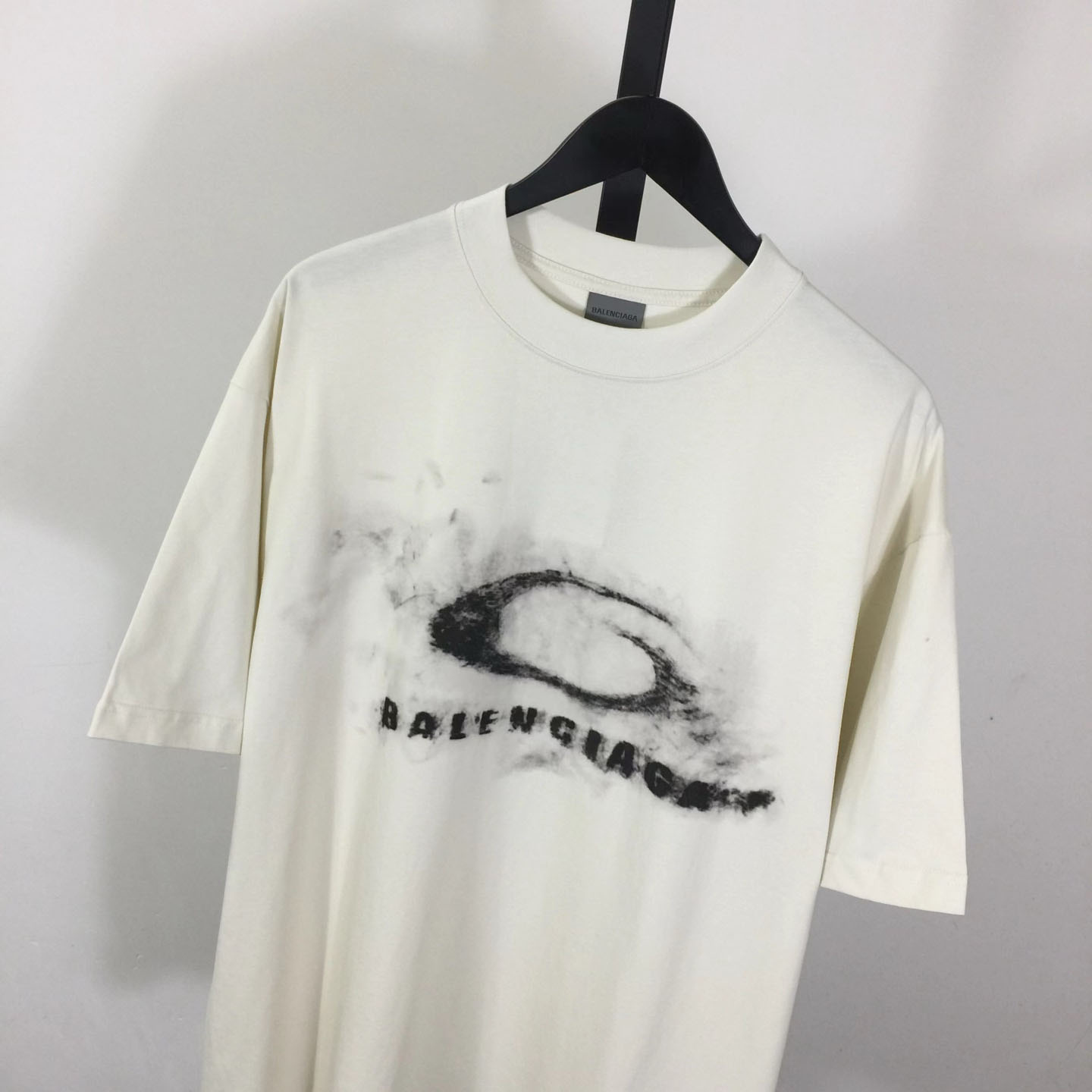 Balenciaga Washed Crayon Loop Medium Fit T‑shirt In Cotton - DopestKickz
