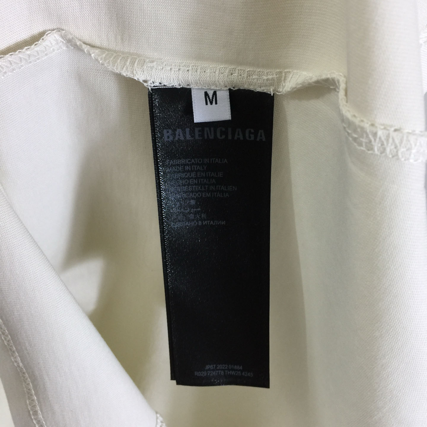 Balenciaga Washed Crayon Loop Medium Fit T‑shirt In Cotton - DopestKickz