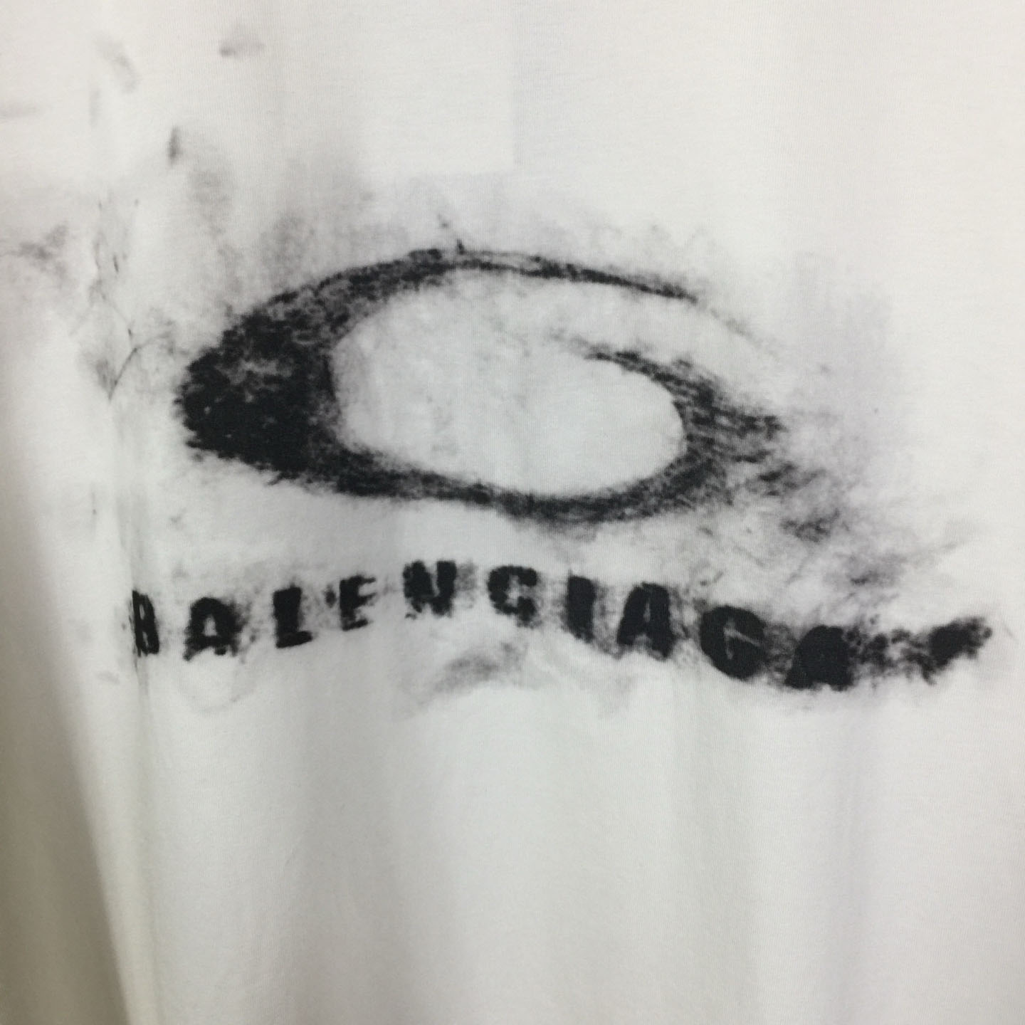 Balenciaga Washed Crayon Loop Medium Fit T‑shirt In Cotton - DopestKickz