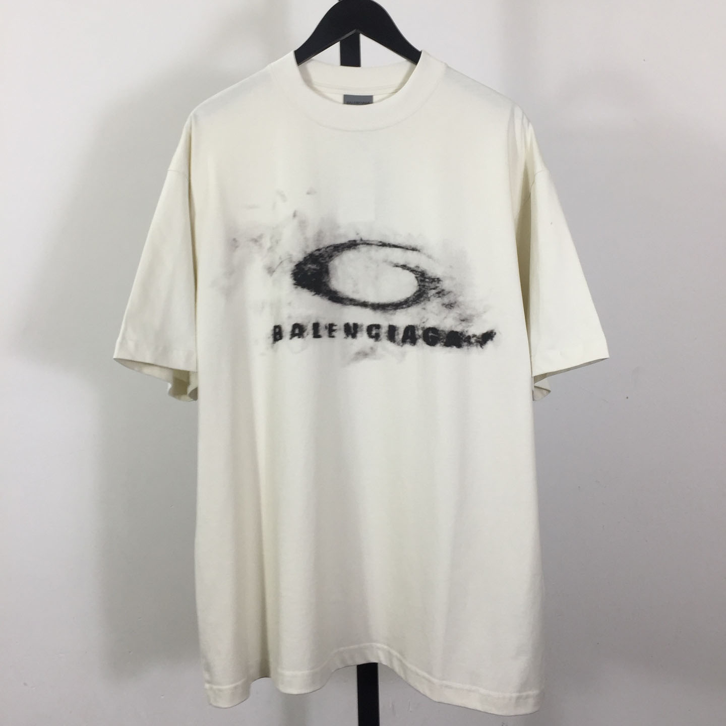 Balenciaga Washed Crayon Loop Medium Fit T‑shirt In Cotton - DopestKickz
