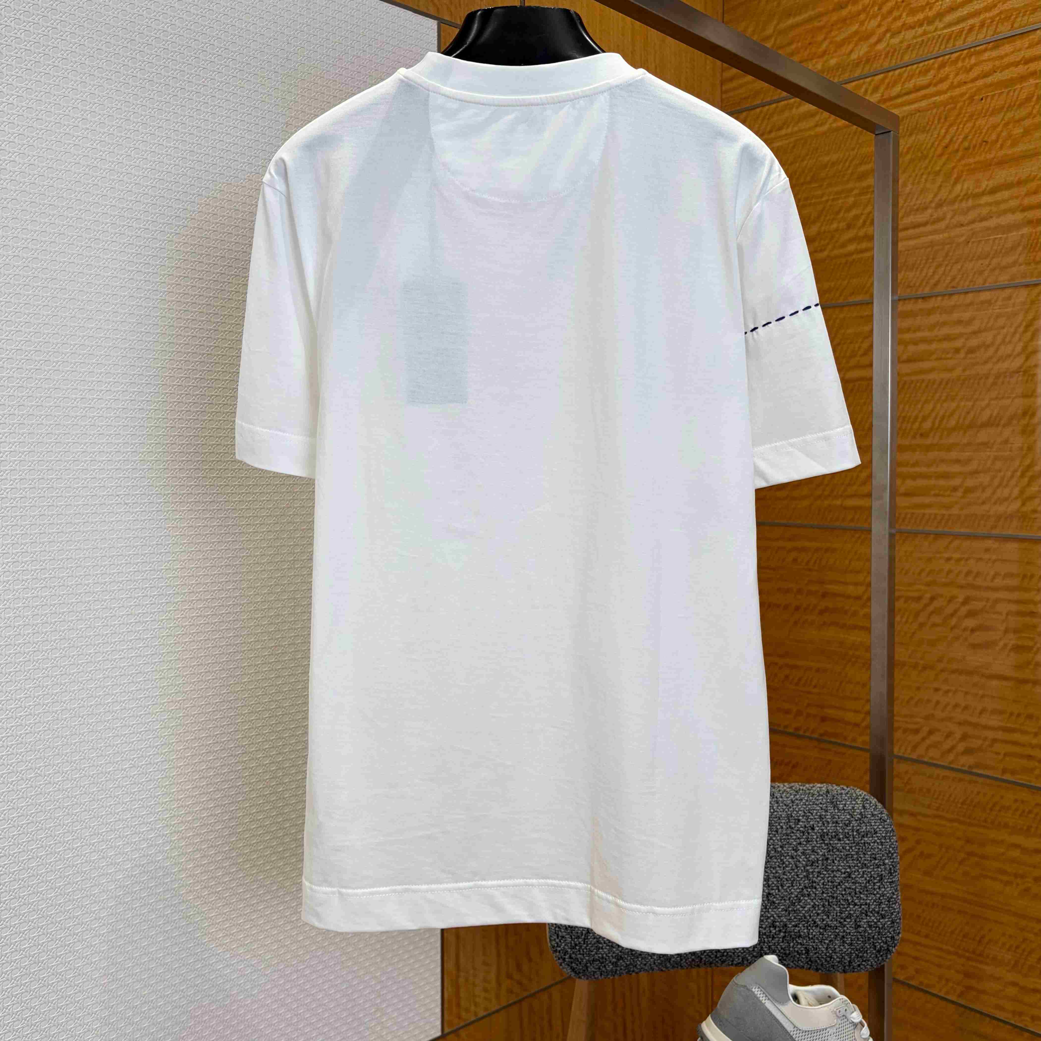 Fendi White Cotton T-shirt - DopestKickz