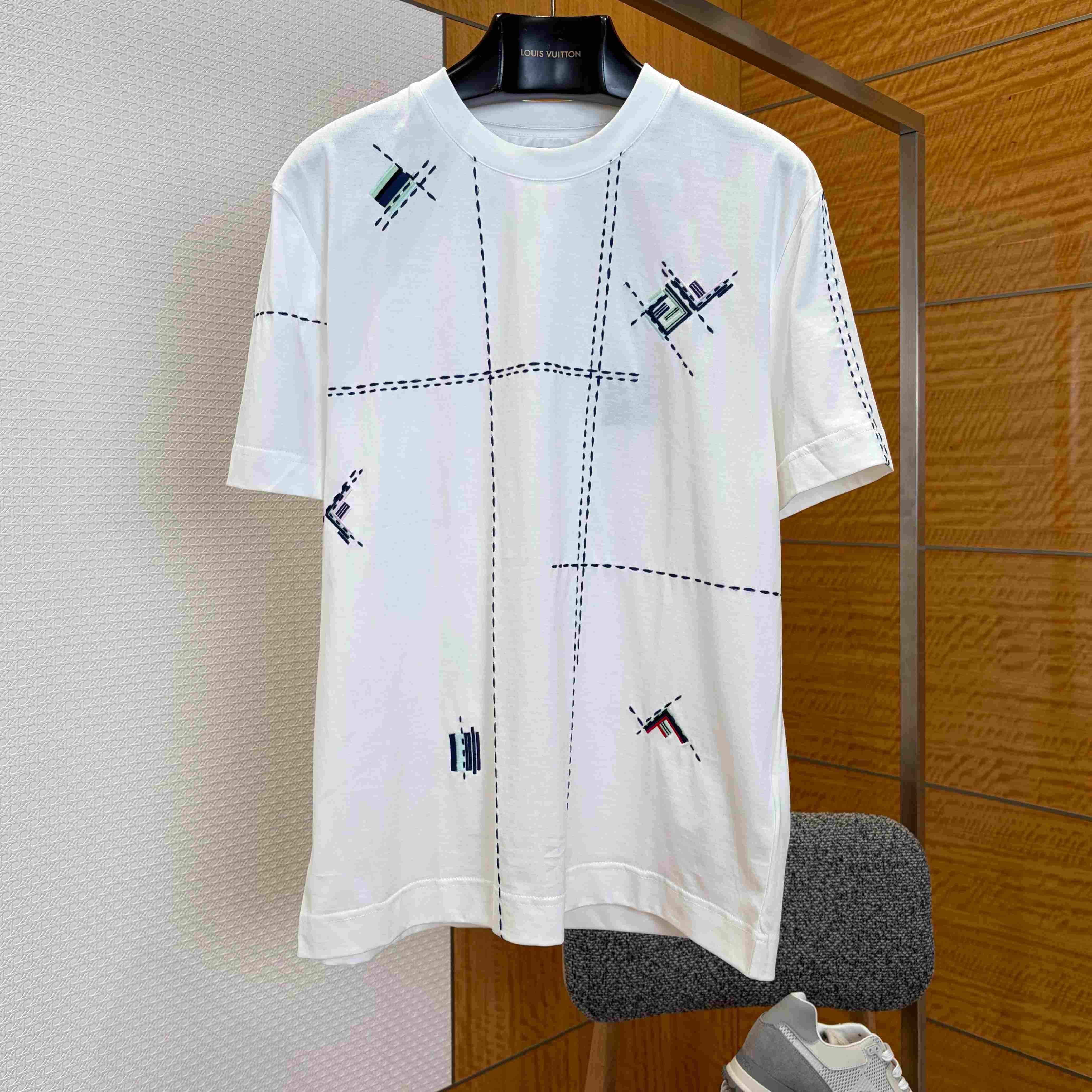 Fendi White Cotton T-shirt - DopestKickz