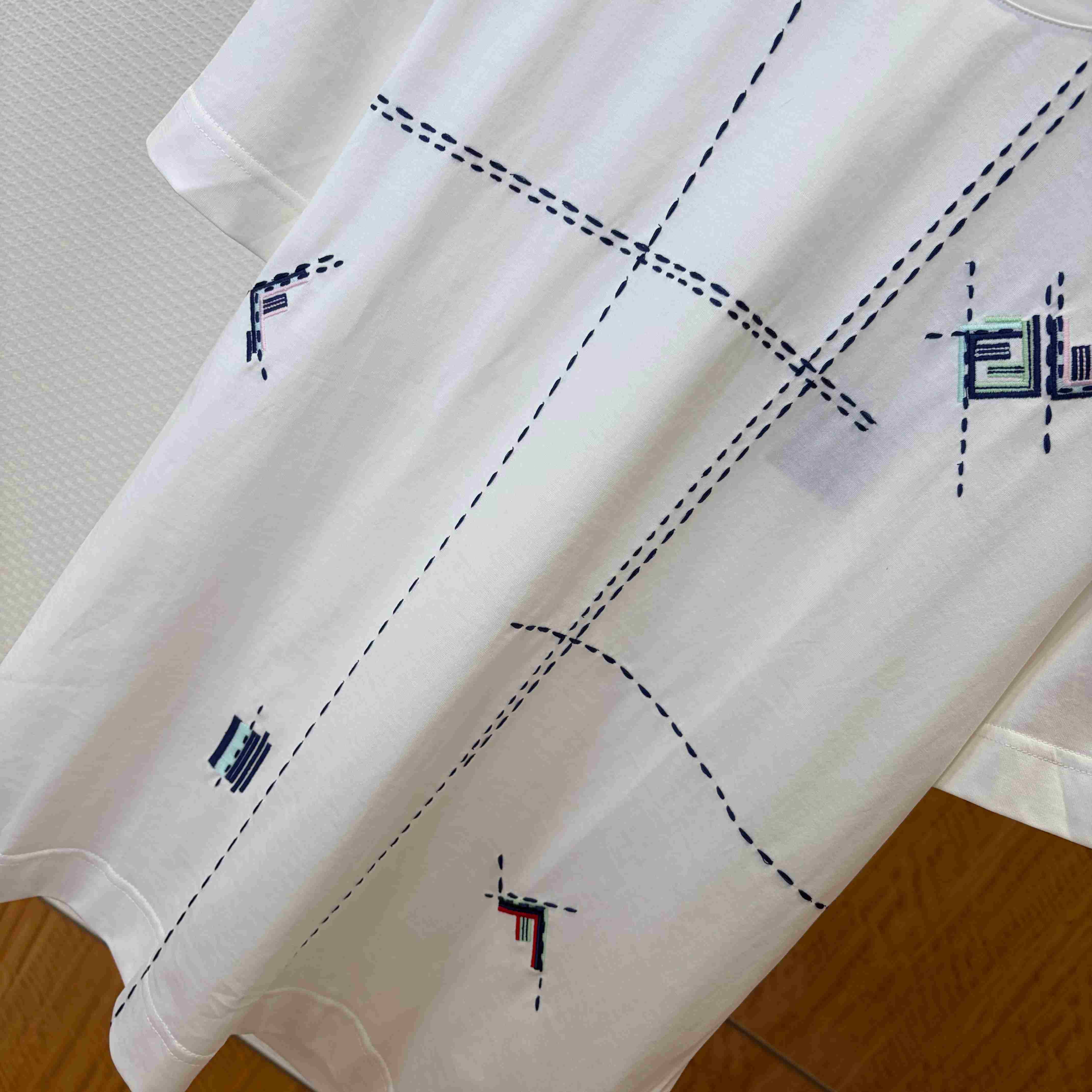 Fendi White Cotton T-shirt - DopestKickz
